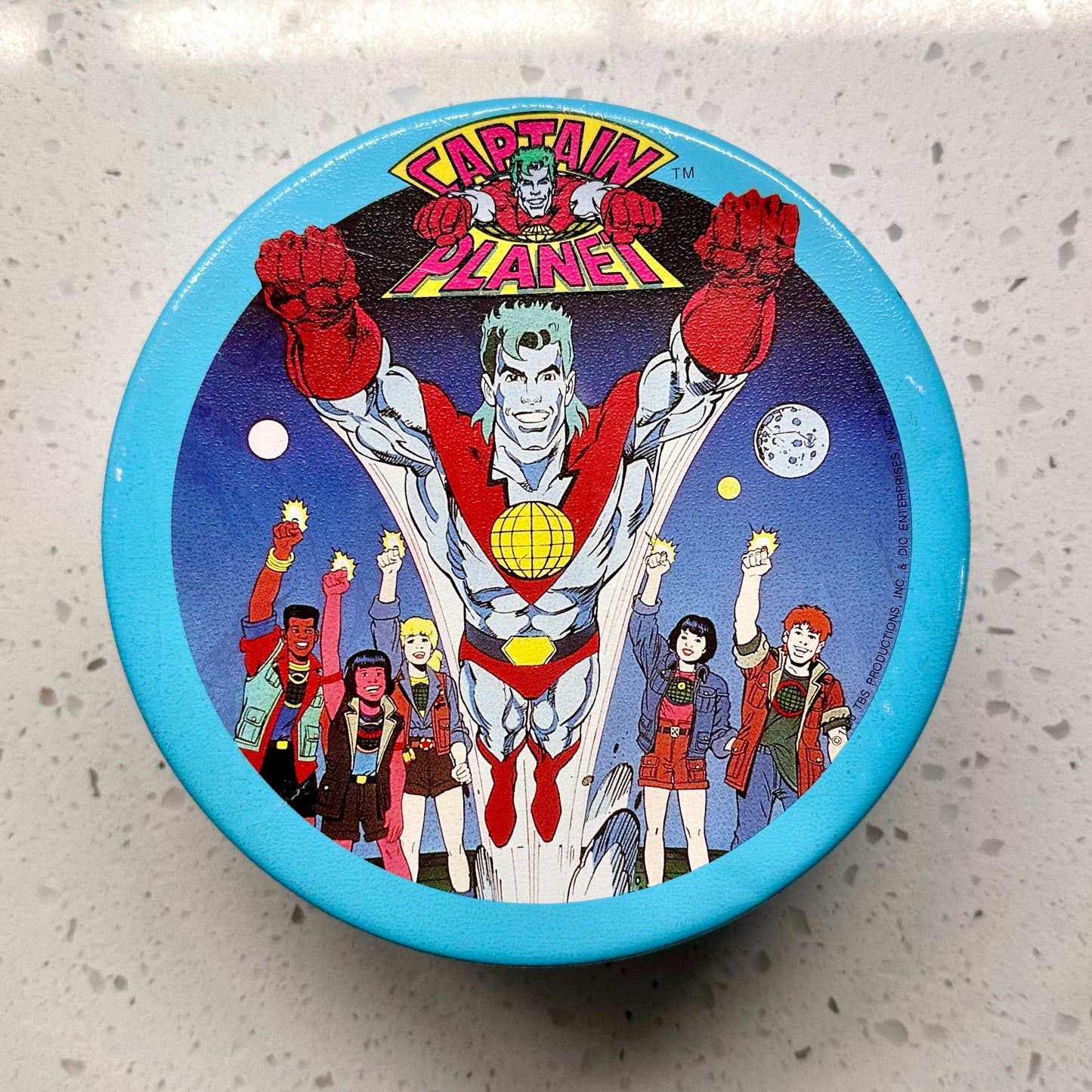 1990 Captain Planet Tin