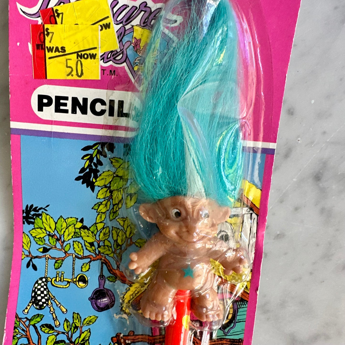 1991 Treasure Trolls Pencil