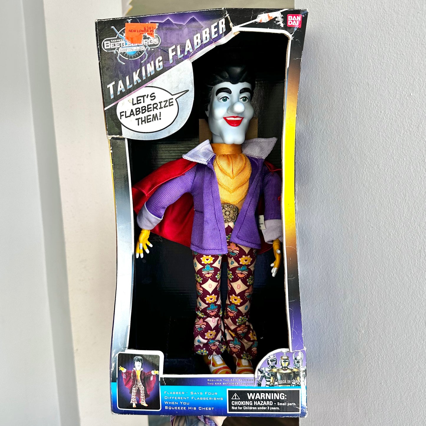 1997 “Big Bad Beetleborgs" Talking Flabber Doll *Read