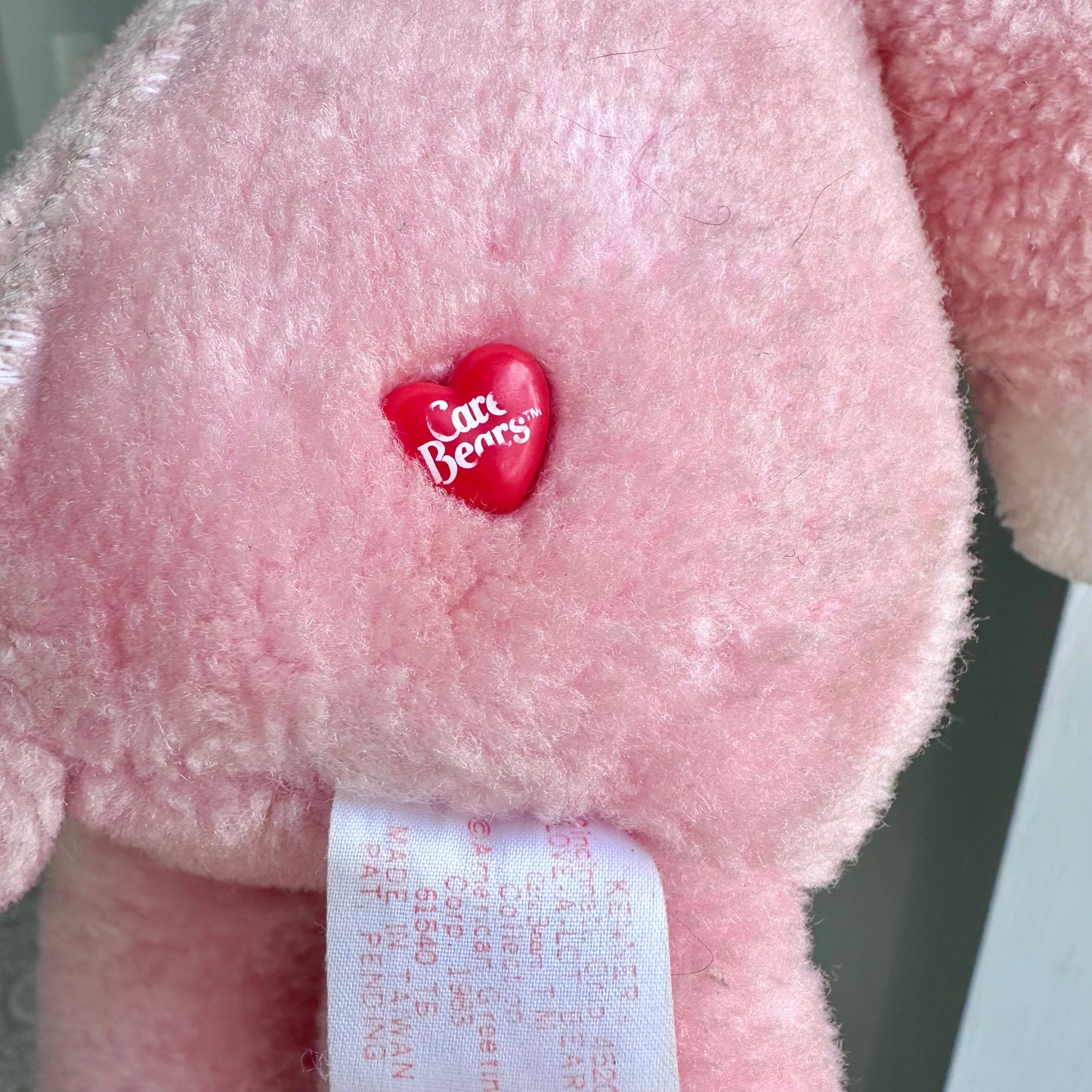 1983 Care Bears Love-A-Lot Plush Bear