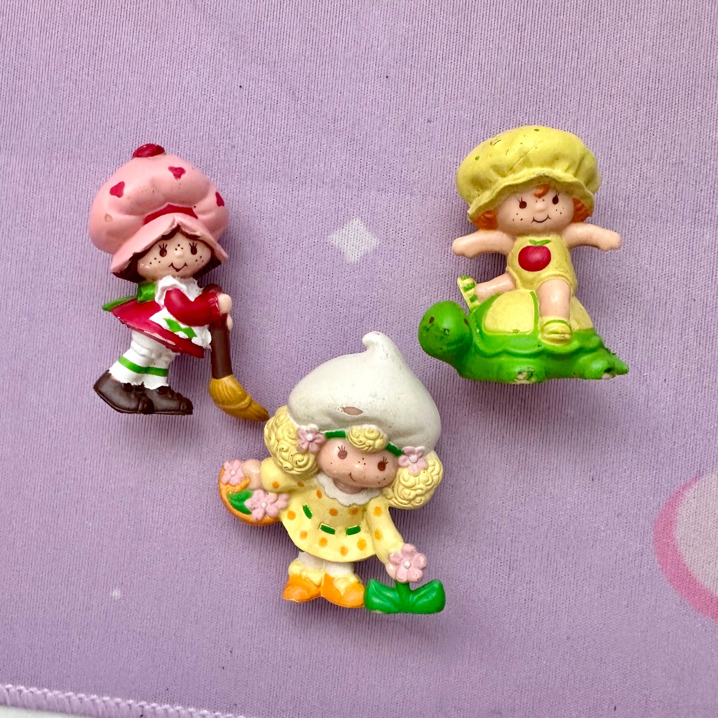 1981 Strawberry Shortcake Set of Three Figures