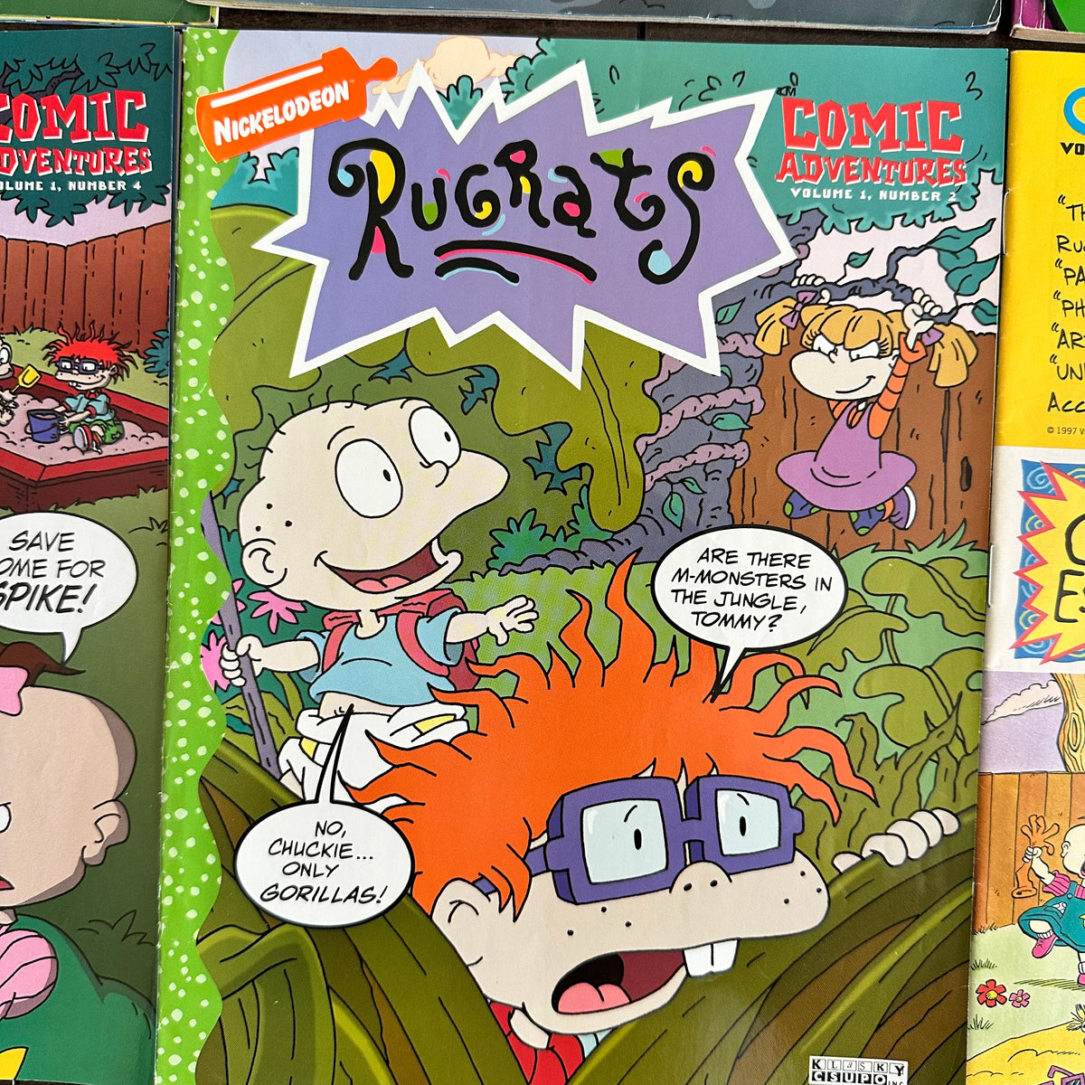 90’s Rugrats Comic and Coloring Book Lot