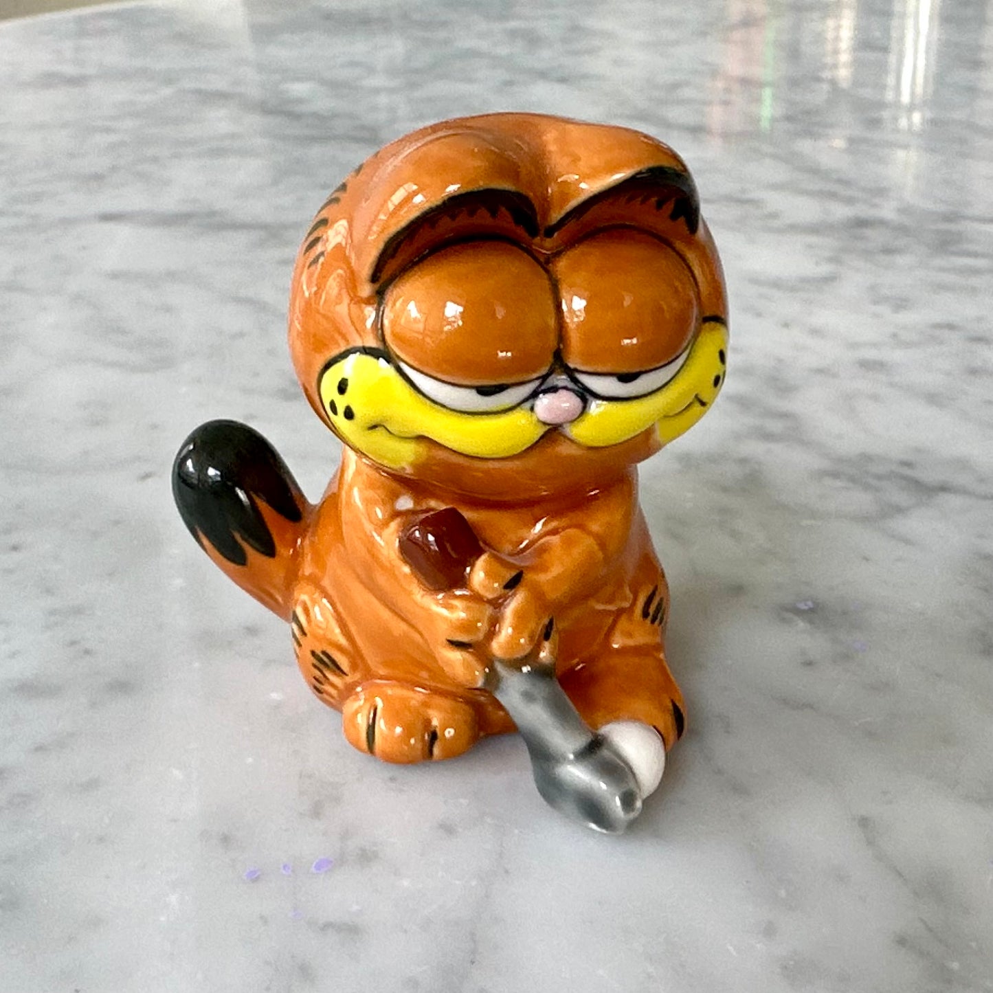 80’s Golfing Garfield Ceramic Figure