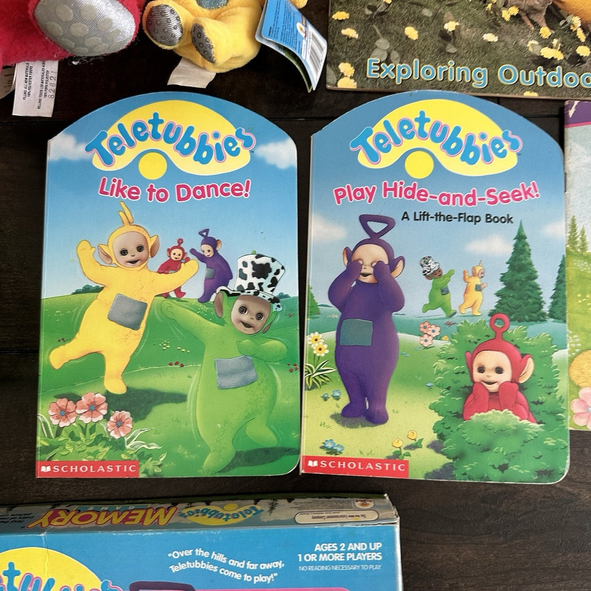Vintage 90’s Teletubbies Lot Of Books And Toys