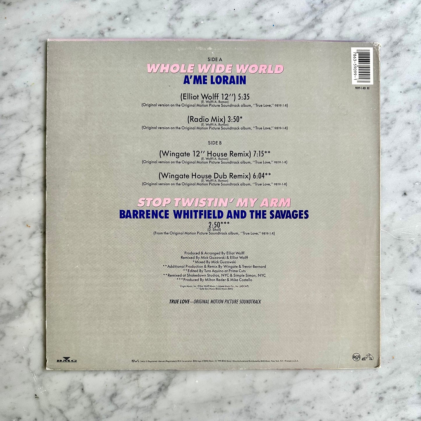 A’me Loraine “Whole Wide World” Record