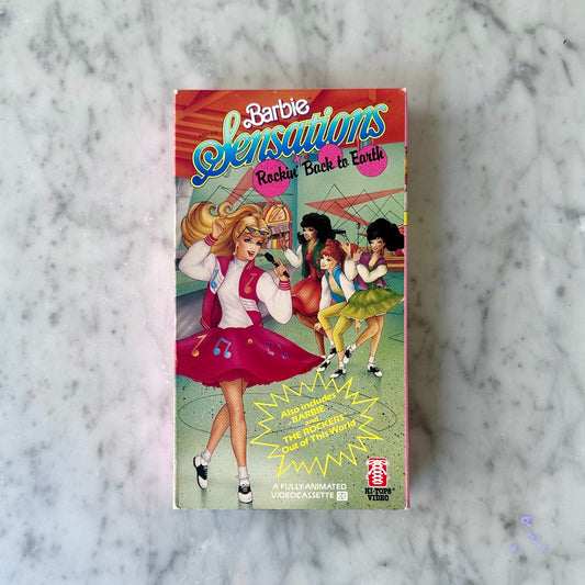 1987 Barbie Sensations “Rockin Back To Earth” VHS