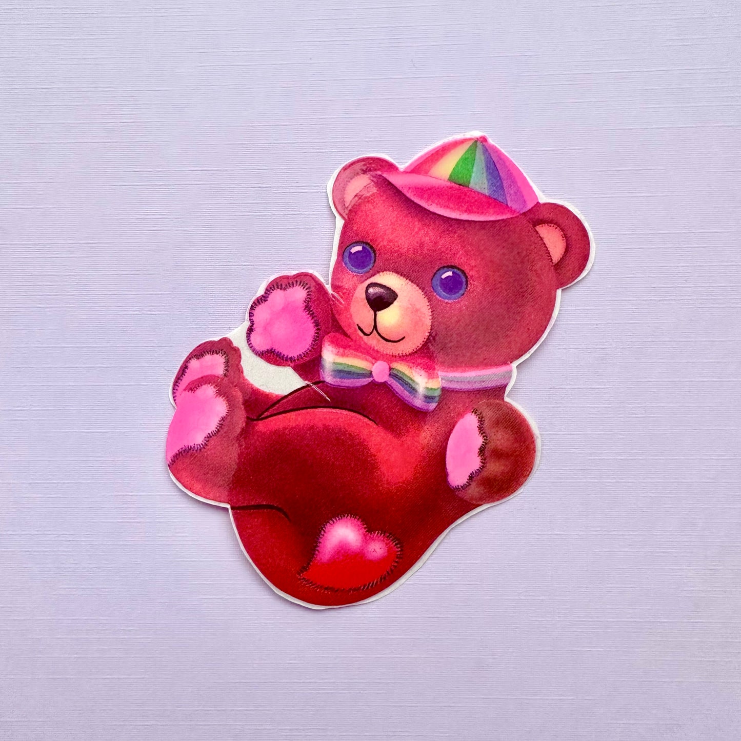 1982 Lisa Frank Teddy Bear Sticker