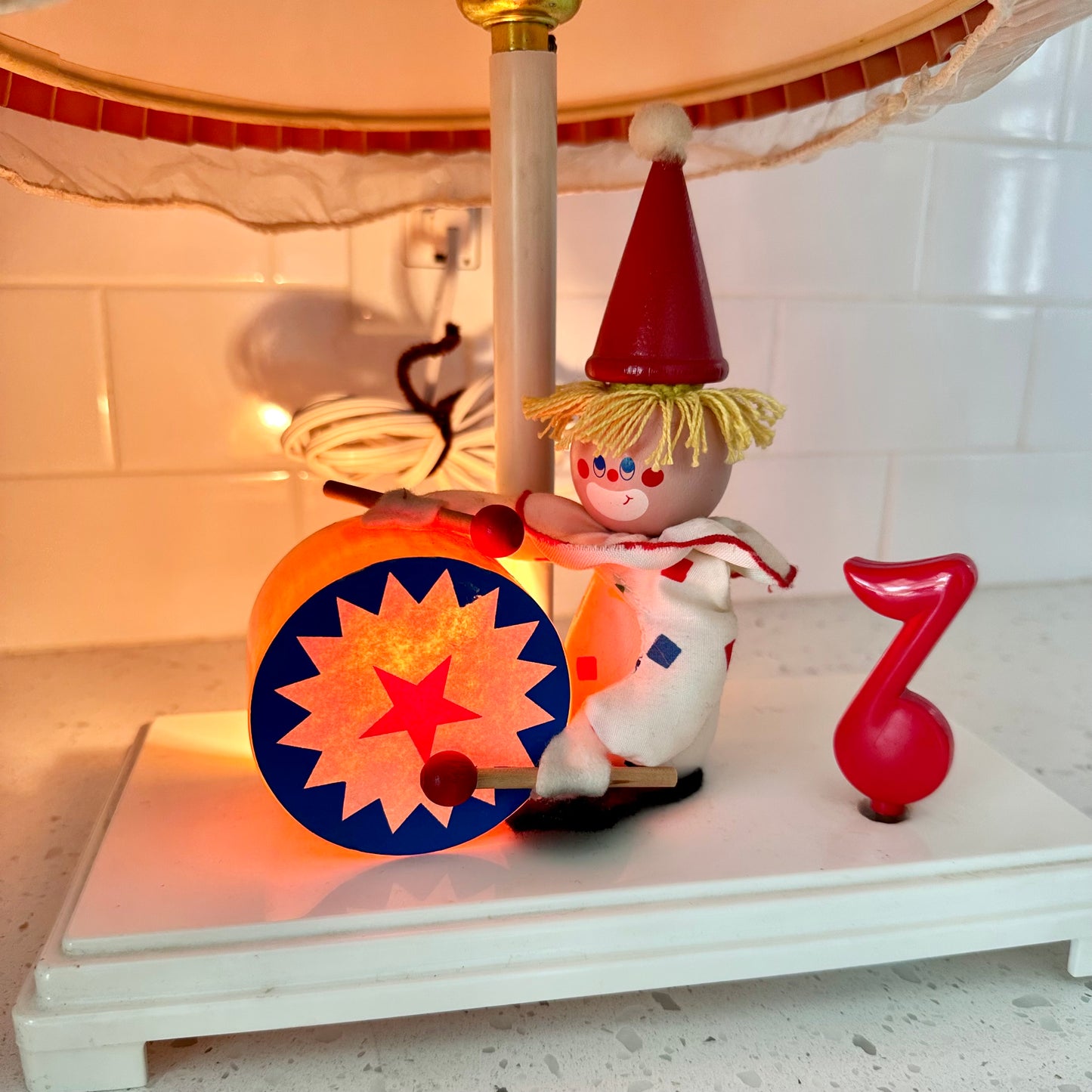 80’s Musical Clown Lamp