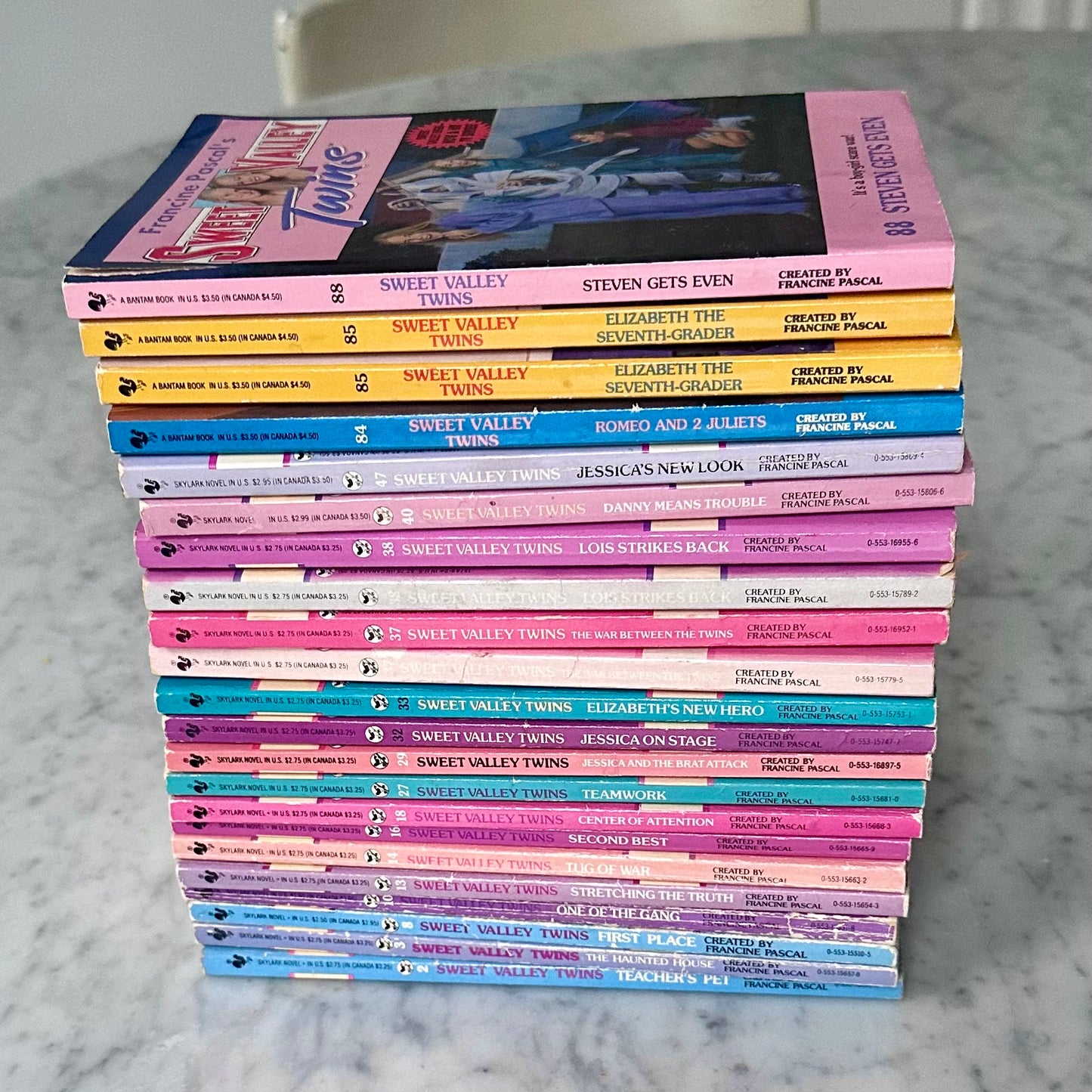 1980’s Sweet Valley Twins Books