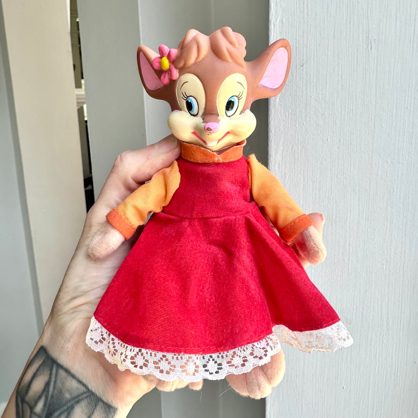 1991 Tyco Tanya Mousekewitz Beanie Plush