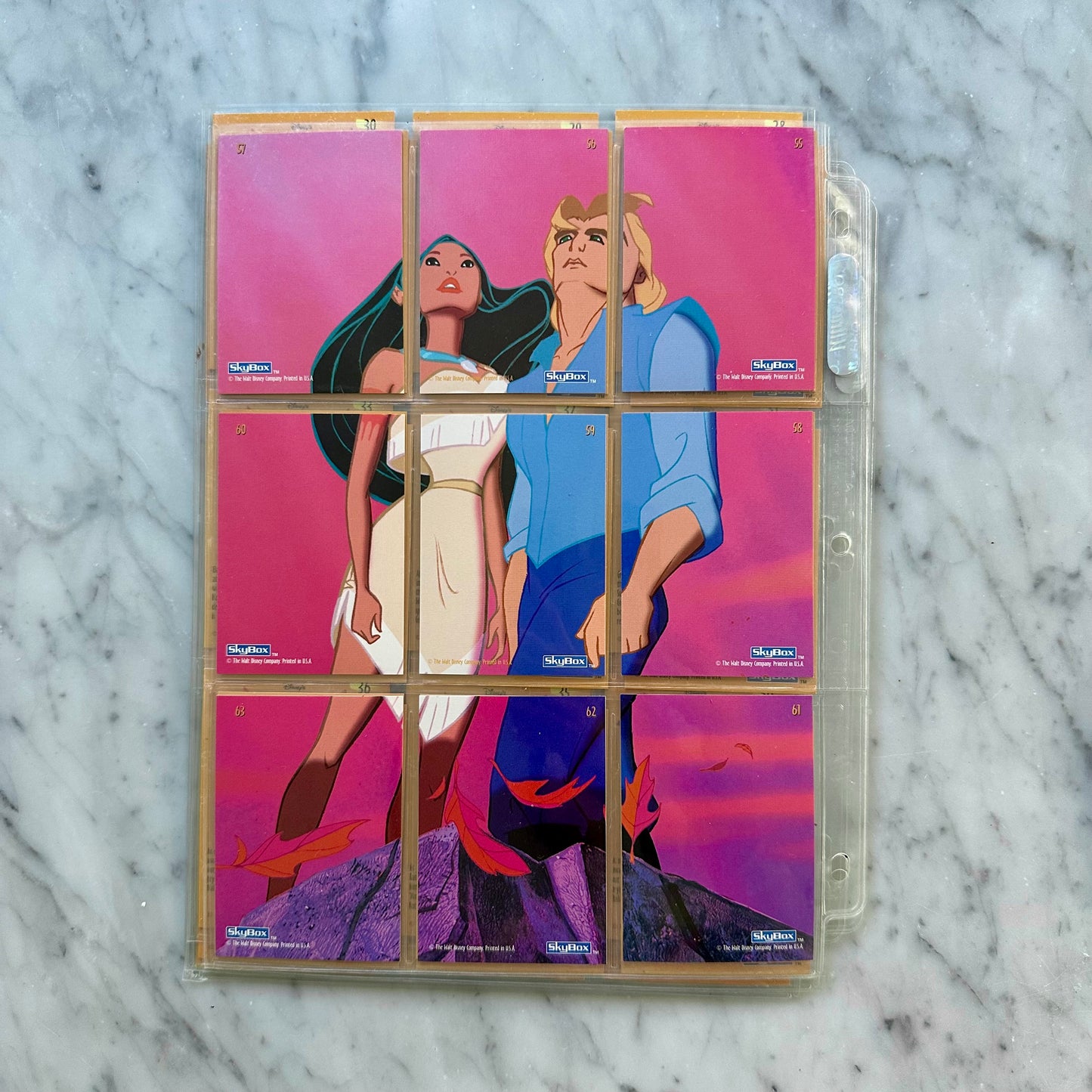 1995 Skybox Disney Pocahontas Trading Card Set of 105