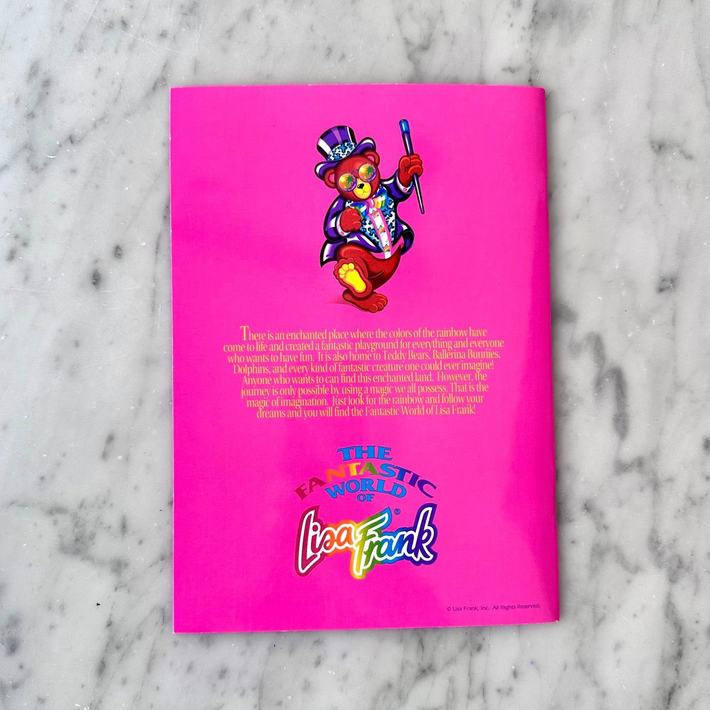 90’s Lisa Frank “Hollywood Bear” Sticker Book