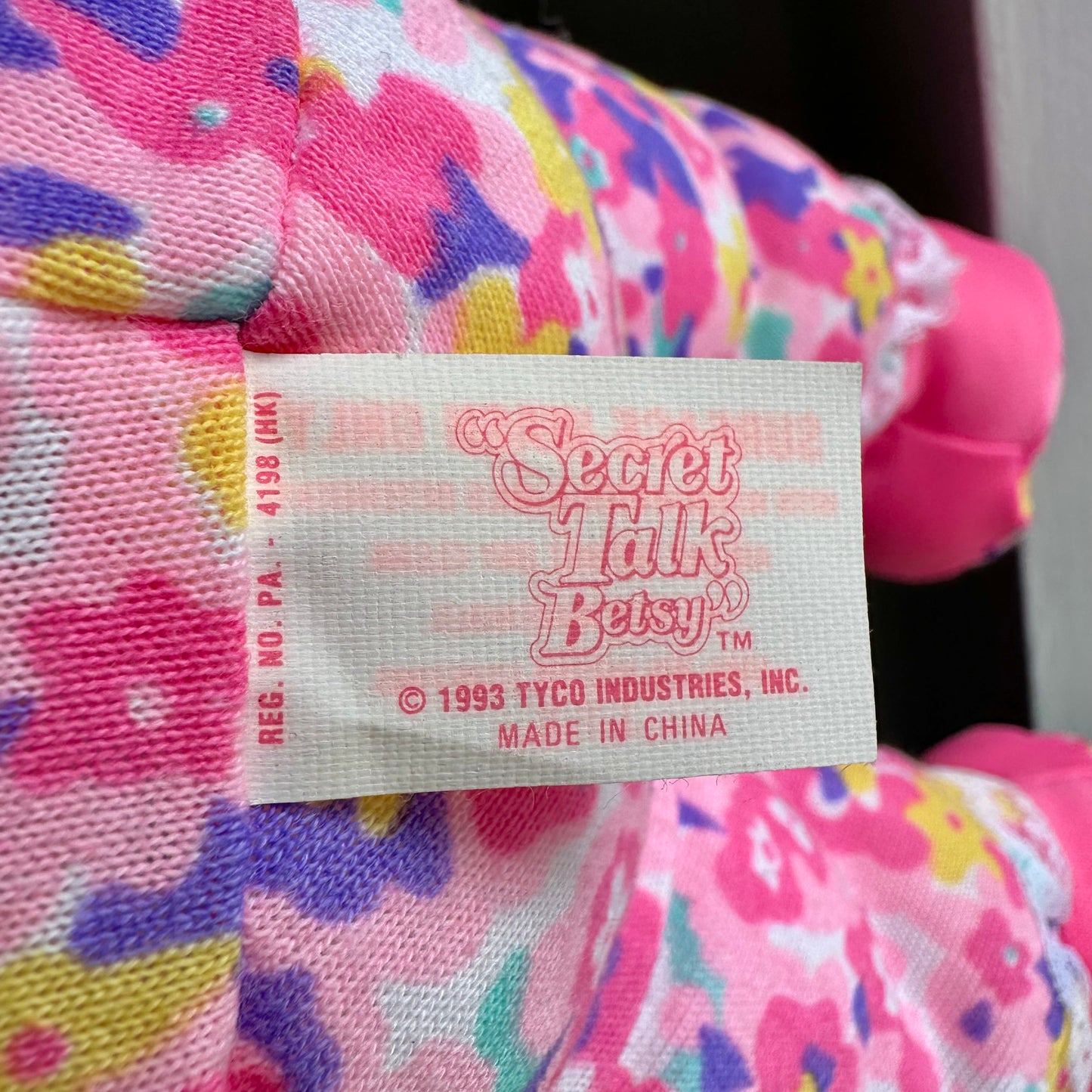 1993 Secret Talk Betsy Doll *READ