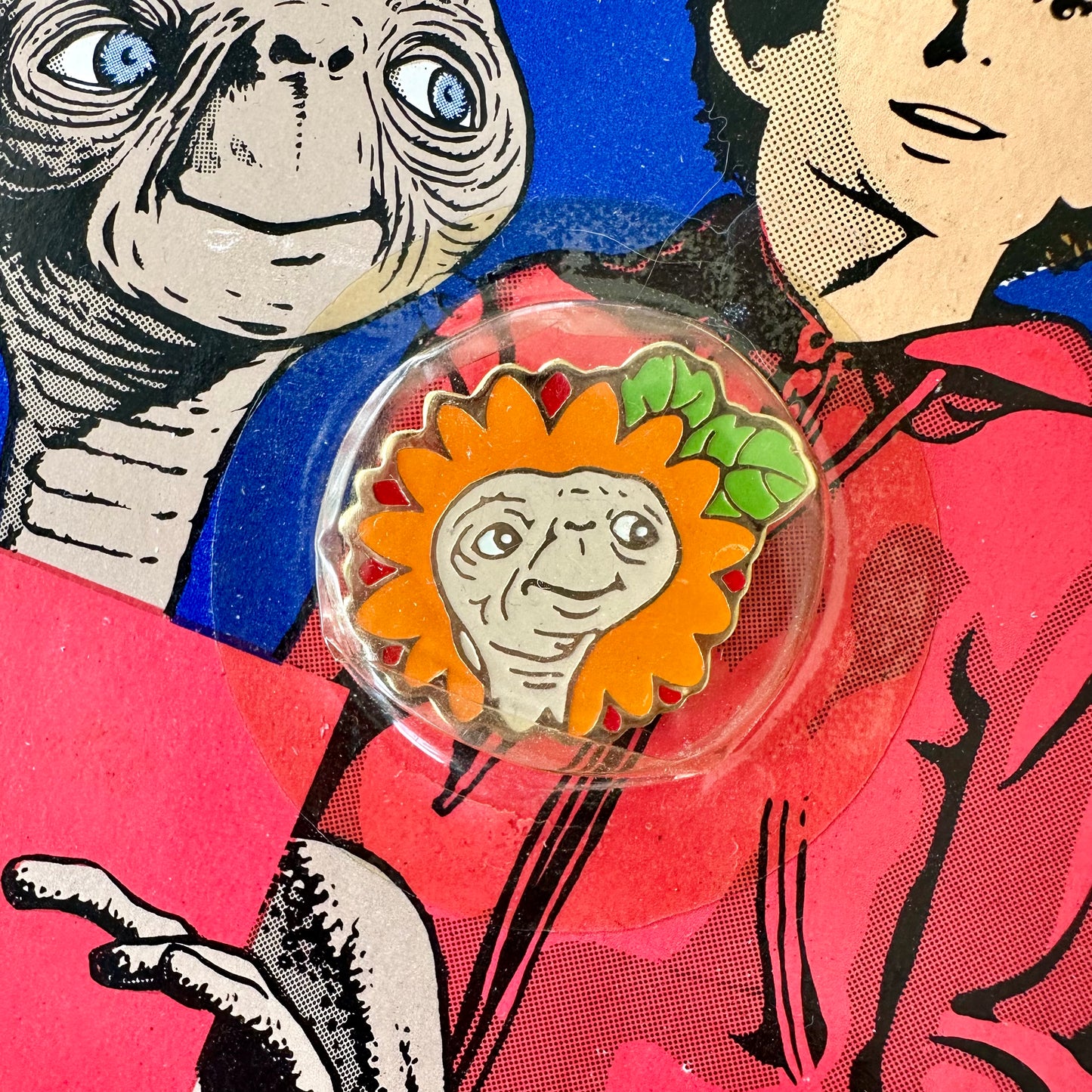 1982 E.T. Flower Pin