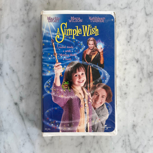 1998 A Simple Wish VHS