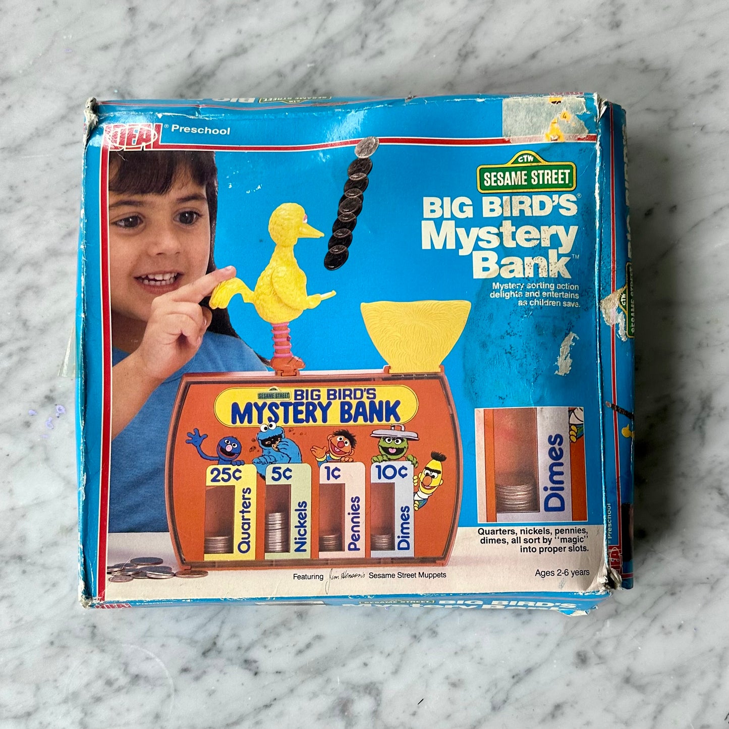 1986 Sesame Street Mystery Bank