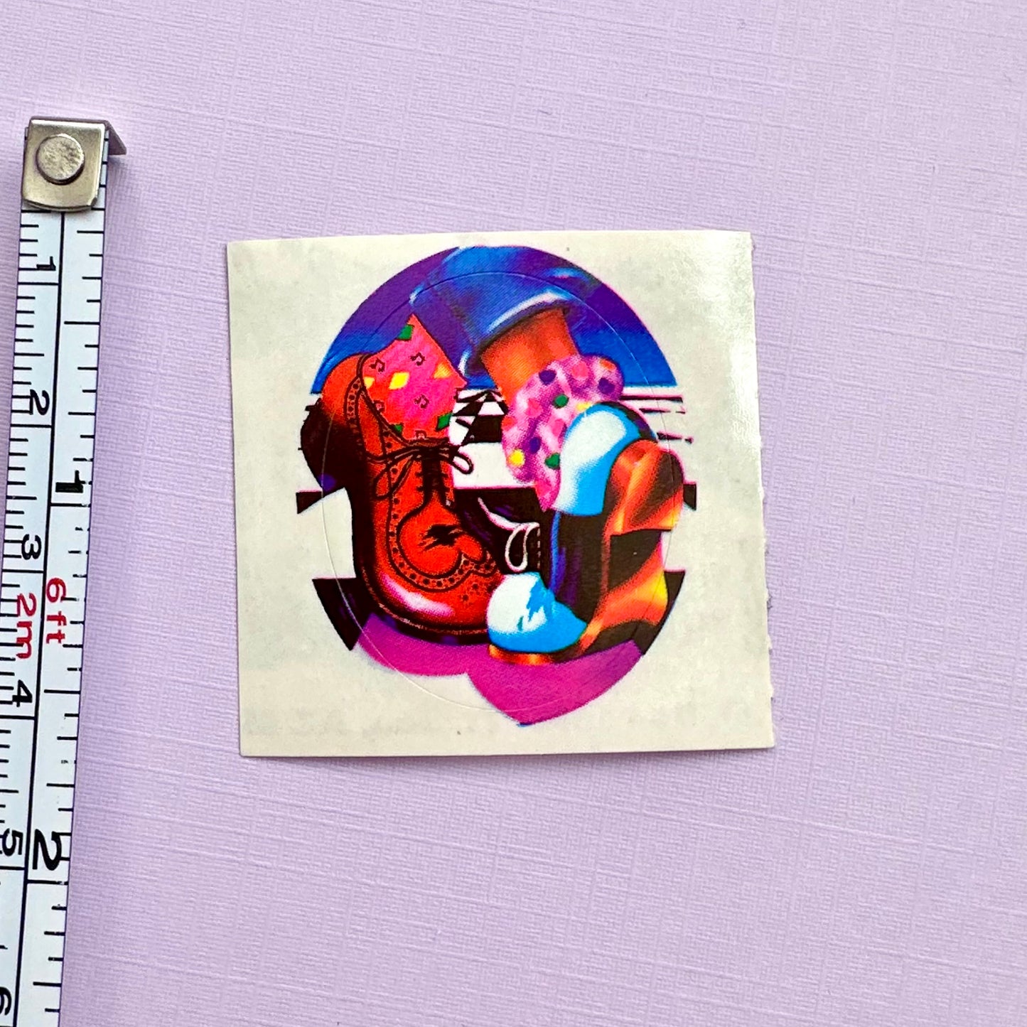 80’s Lisa Frank Dancing Shoes Sticker