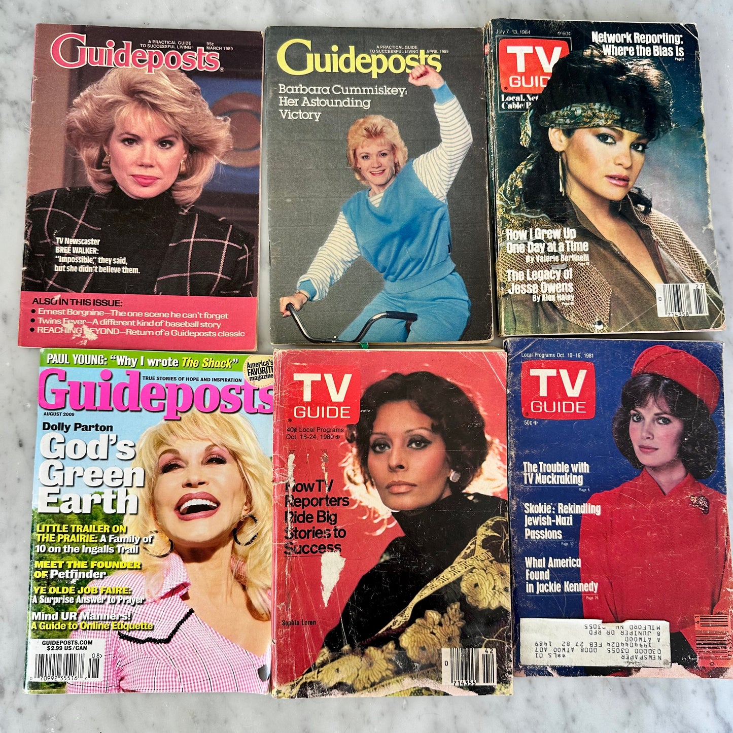 ￼Vintage TV Guide and Guideposts Lot
