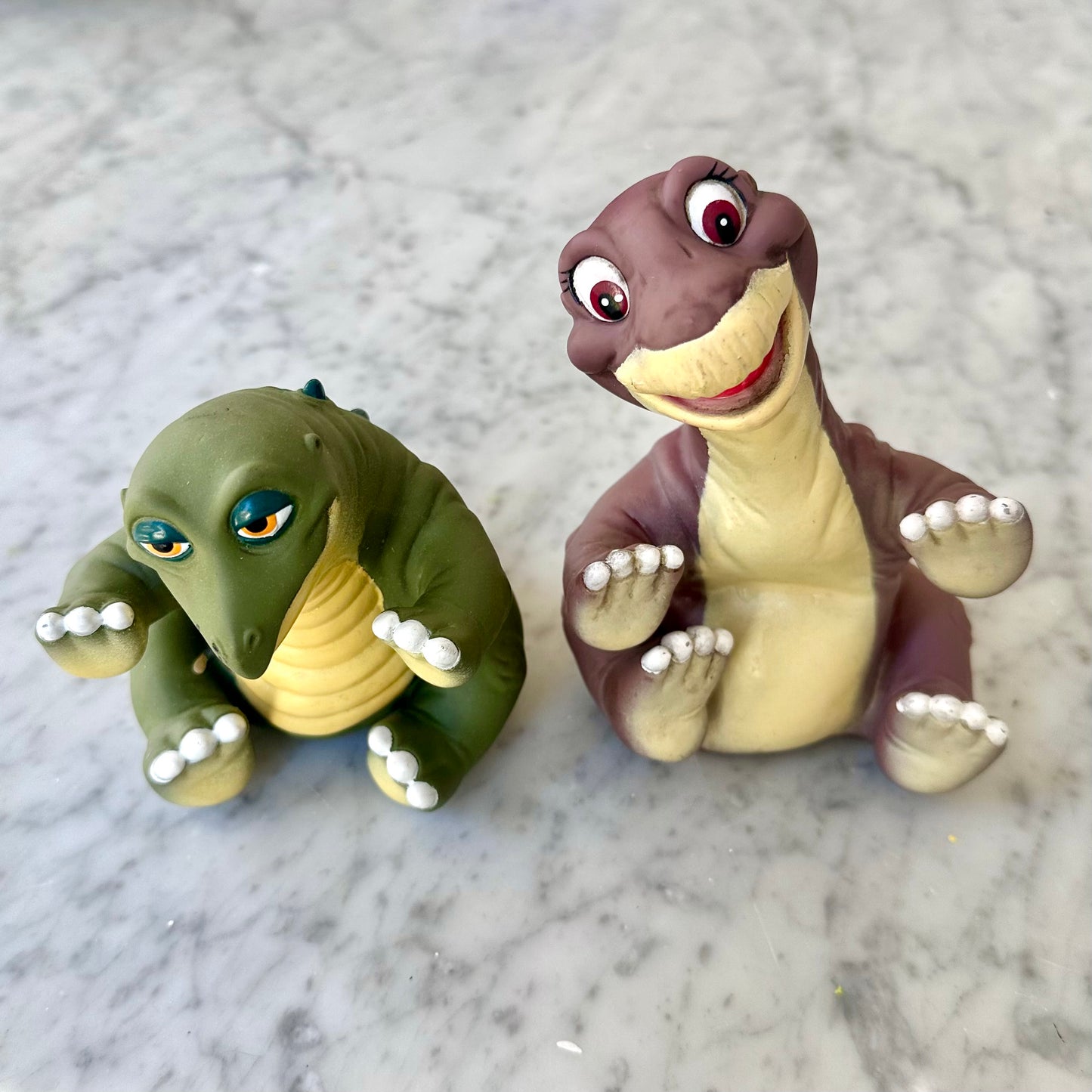 1988 Pizza Hut Land Before Time Hand Puppets