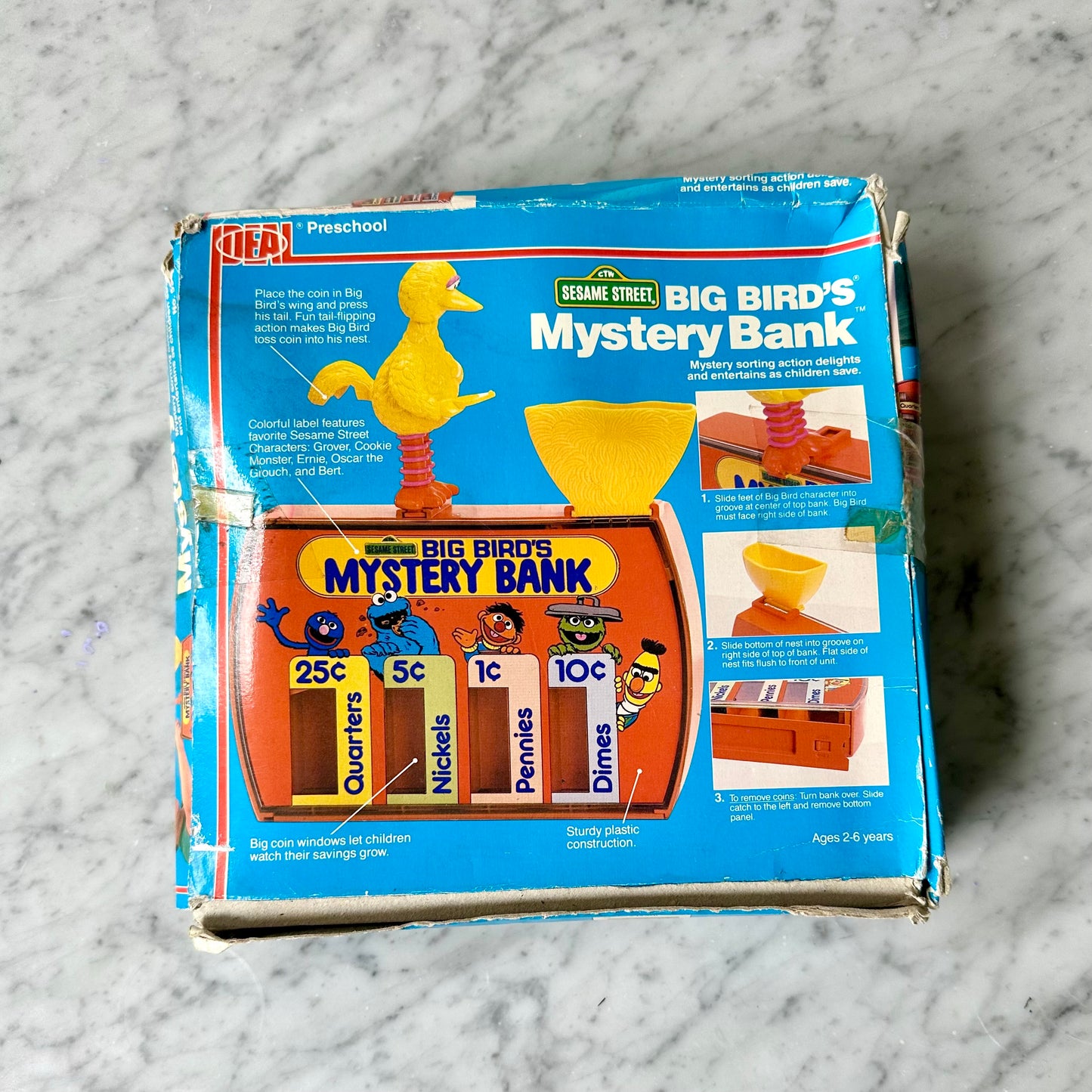 1986 Sesame Street Mystery Bank