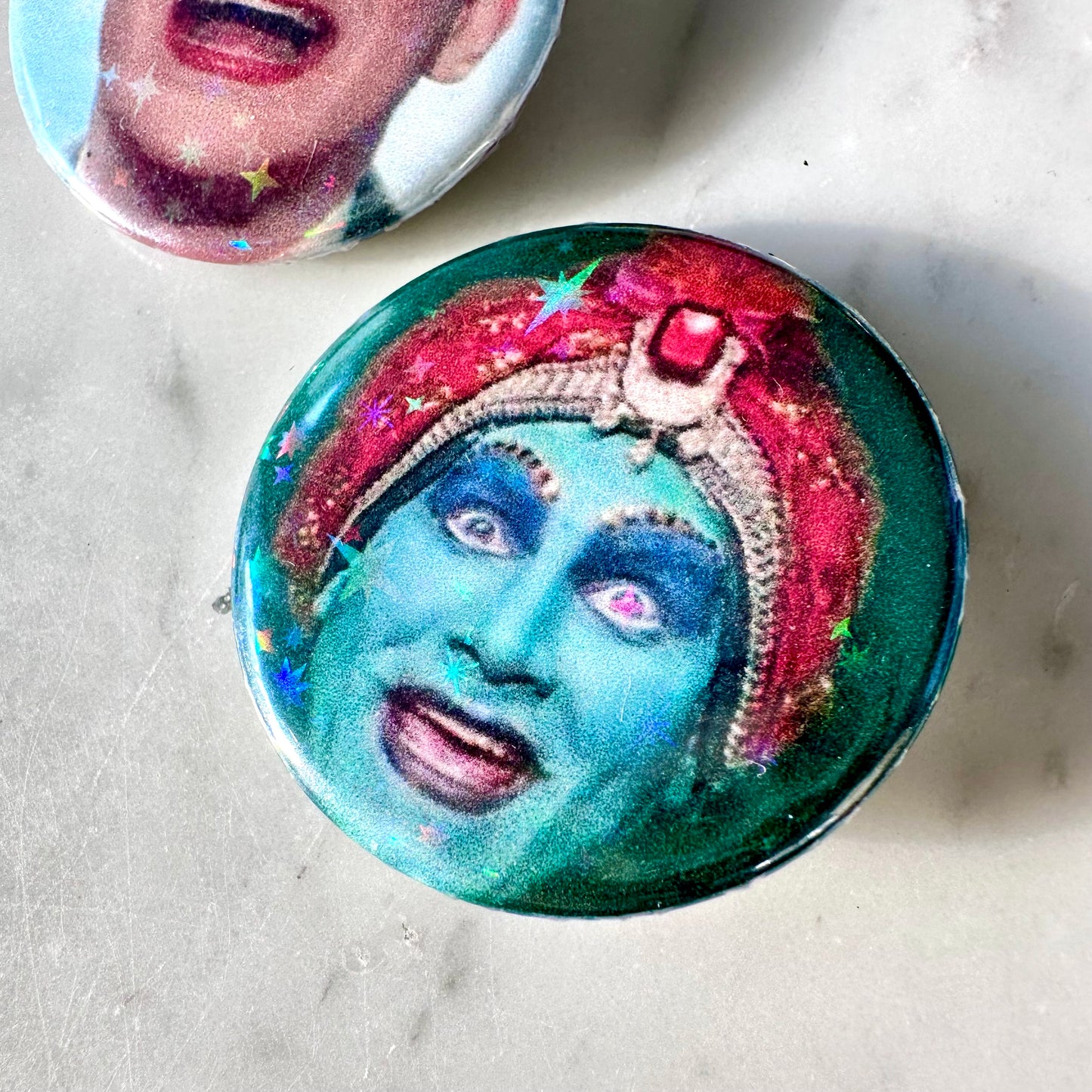 Pee Wee’s Playhouse Holographic Button Set