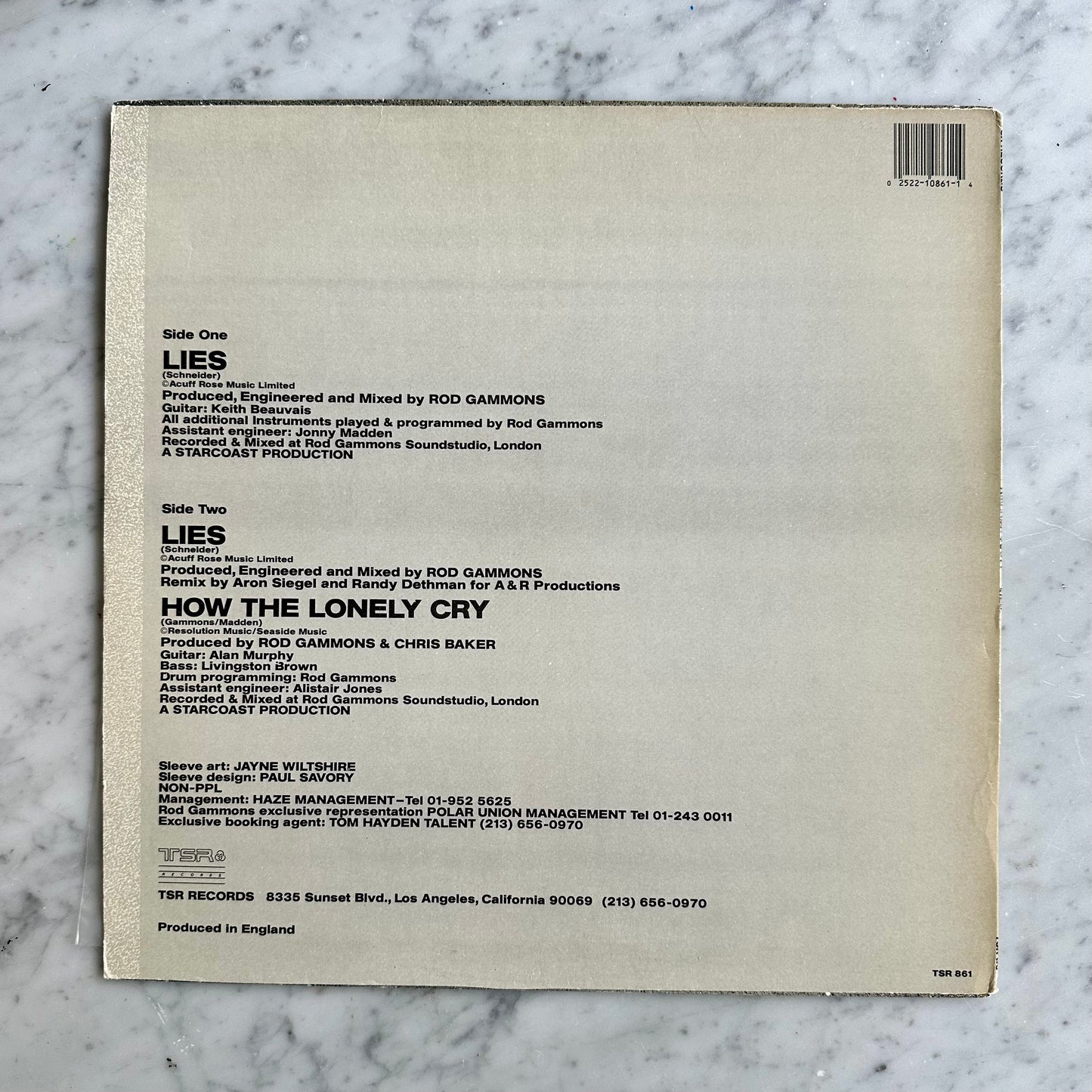 Amanda Scott “Lies” LP Album