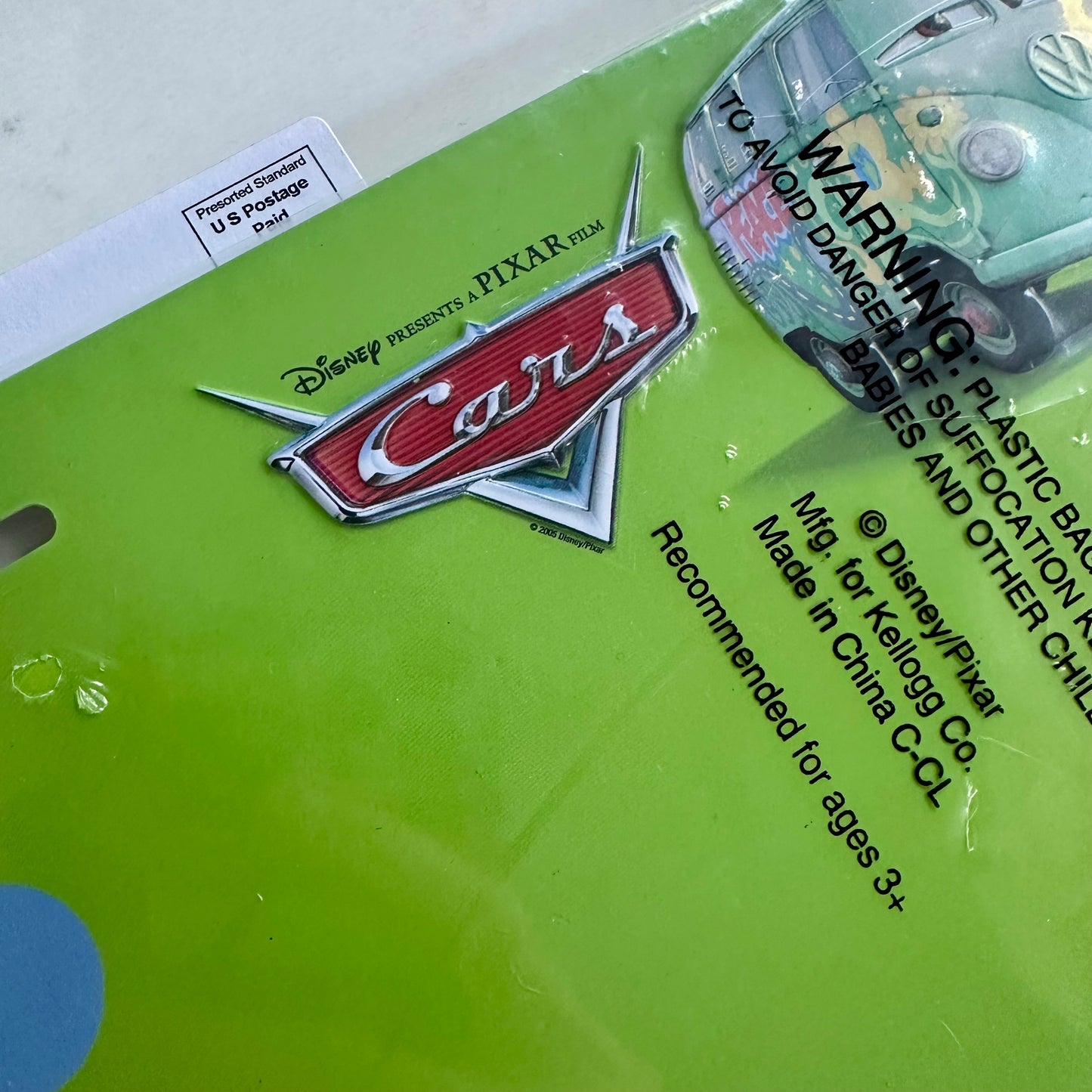 2006 Disney Pixar Cars Fillmore Promotional Plate