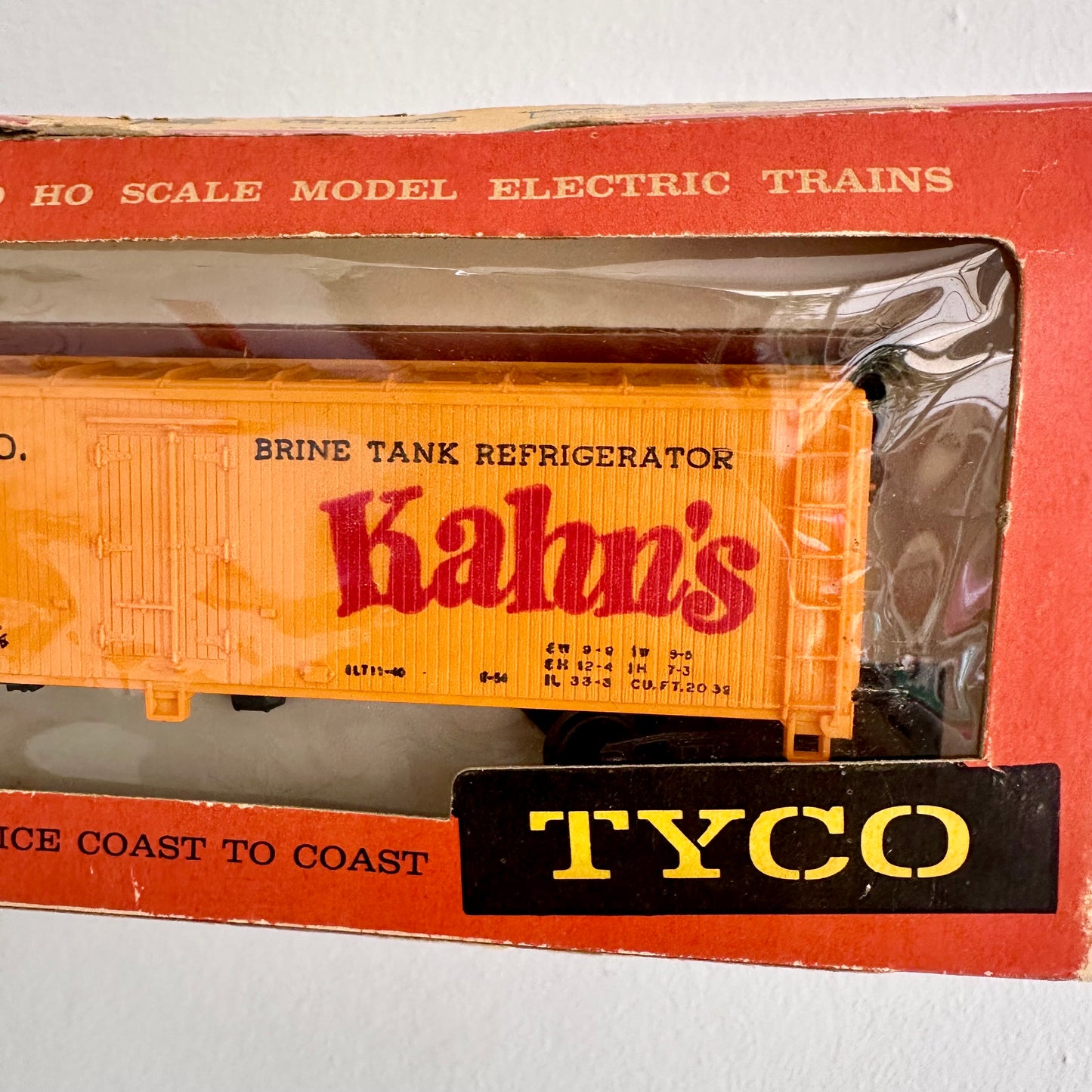 1960’s Tyco HO Scale Electric Kahn’s Train