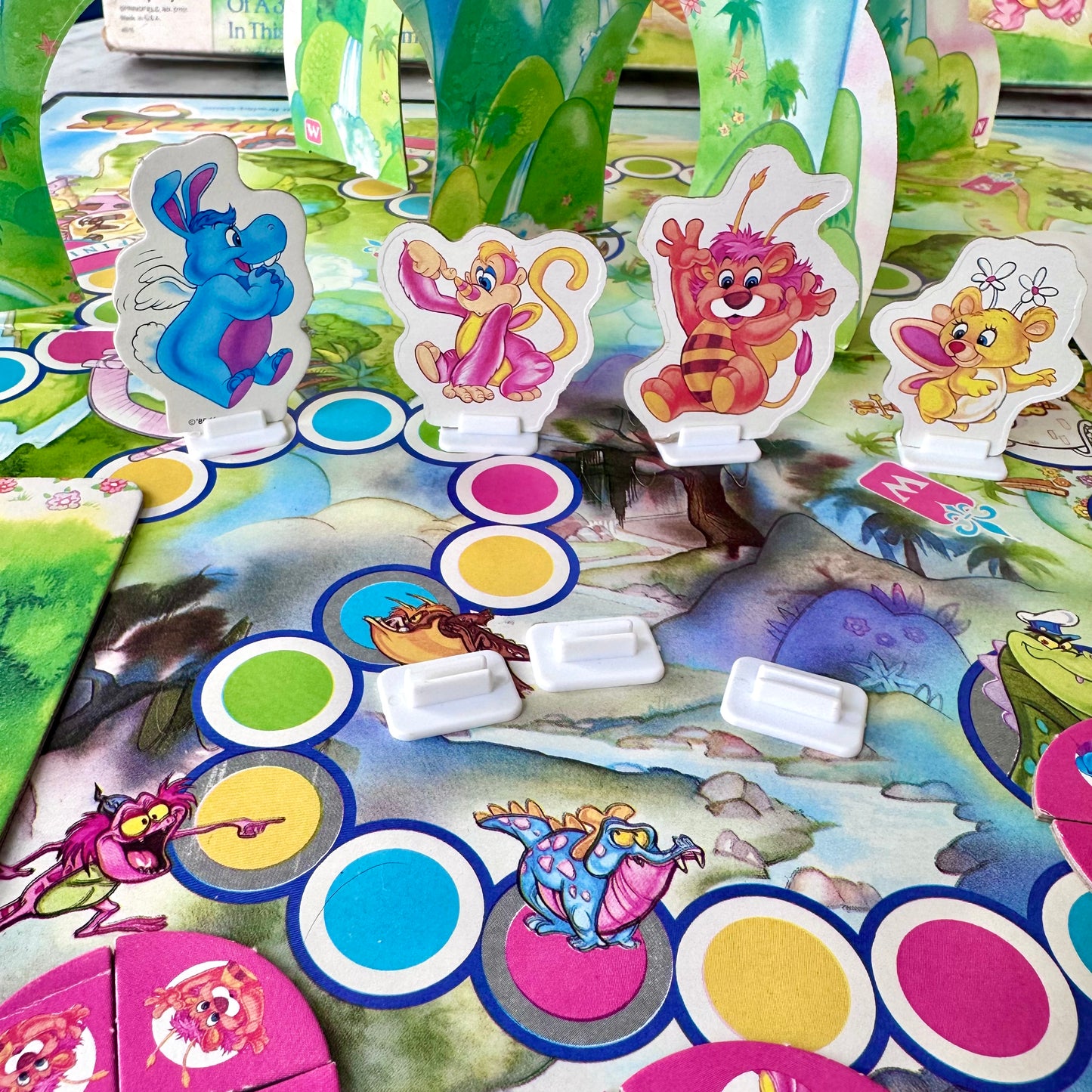 1985 Wuzzles Board Game Incomplete