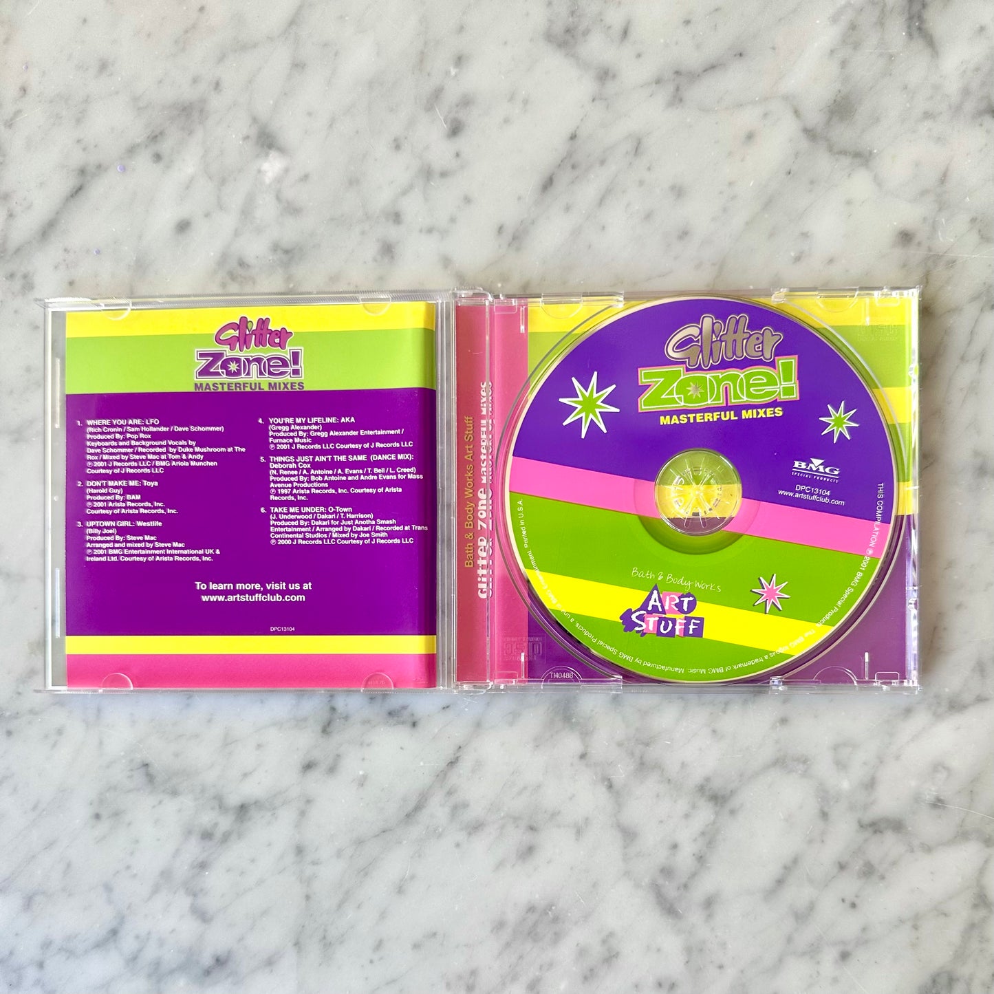 2001 Bath & Body Works “Glitter Zone” CD