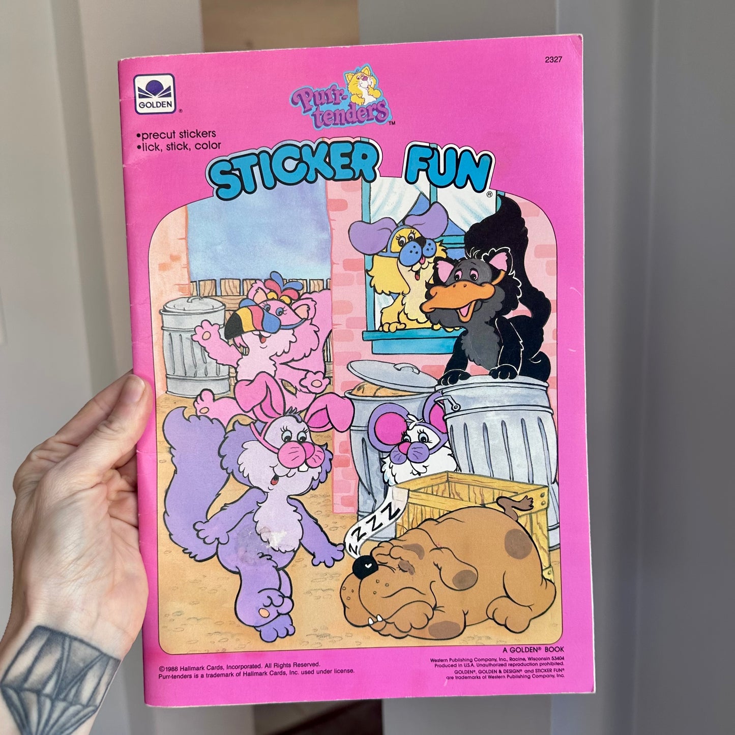 1988 Purr-Tenders Sticker Fun