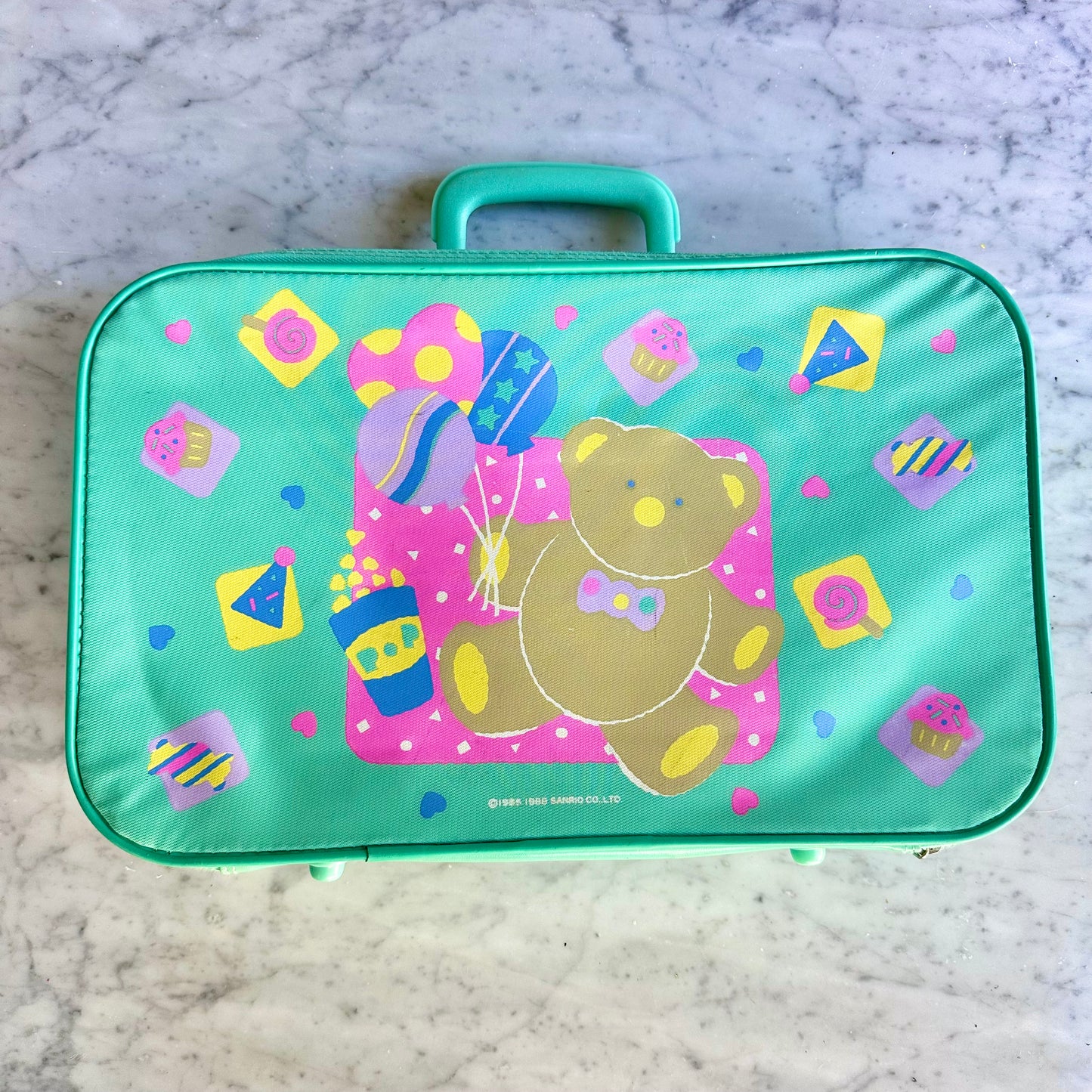 1988 Sanrio “Just For Fun Bear” Luggage