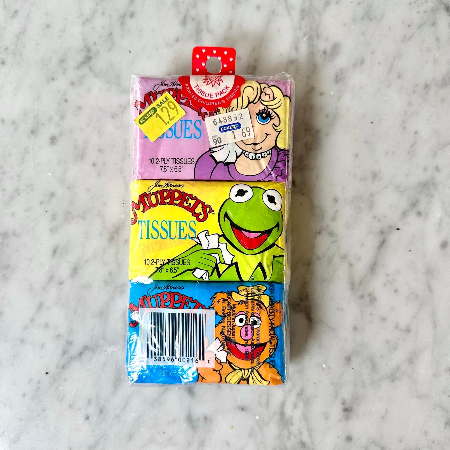 1988 Muppets Facial Tissues