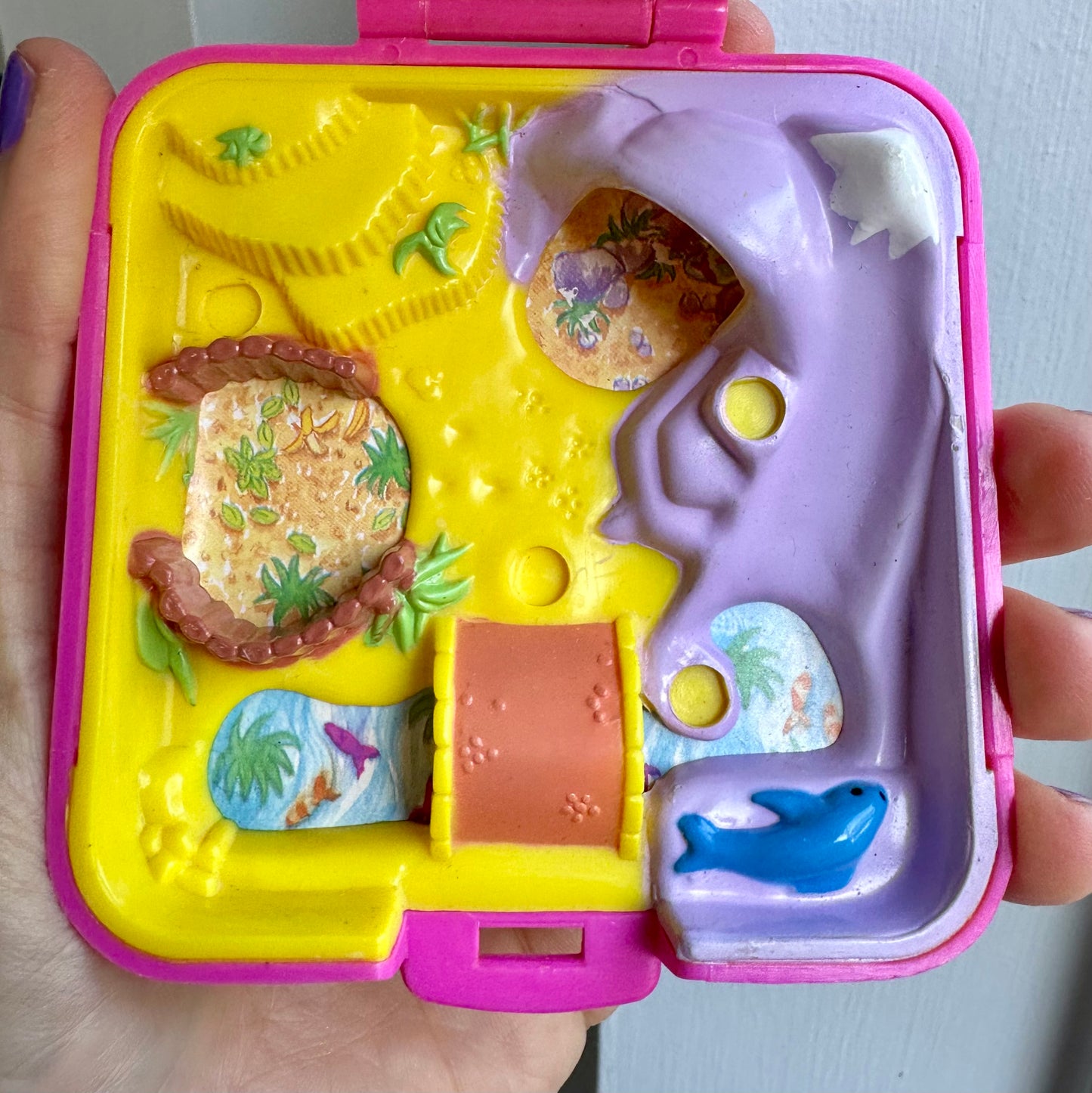 1989 Polly Pocket Wild Zoo World Compact