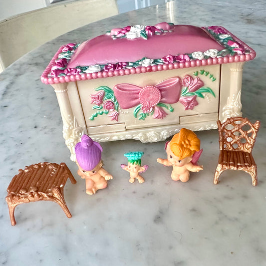 1993 Fairy Winkles Cozy Keepsakes Jewelry Box