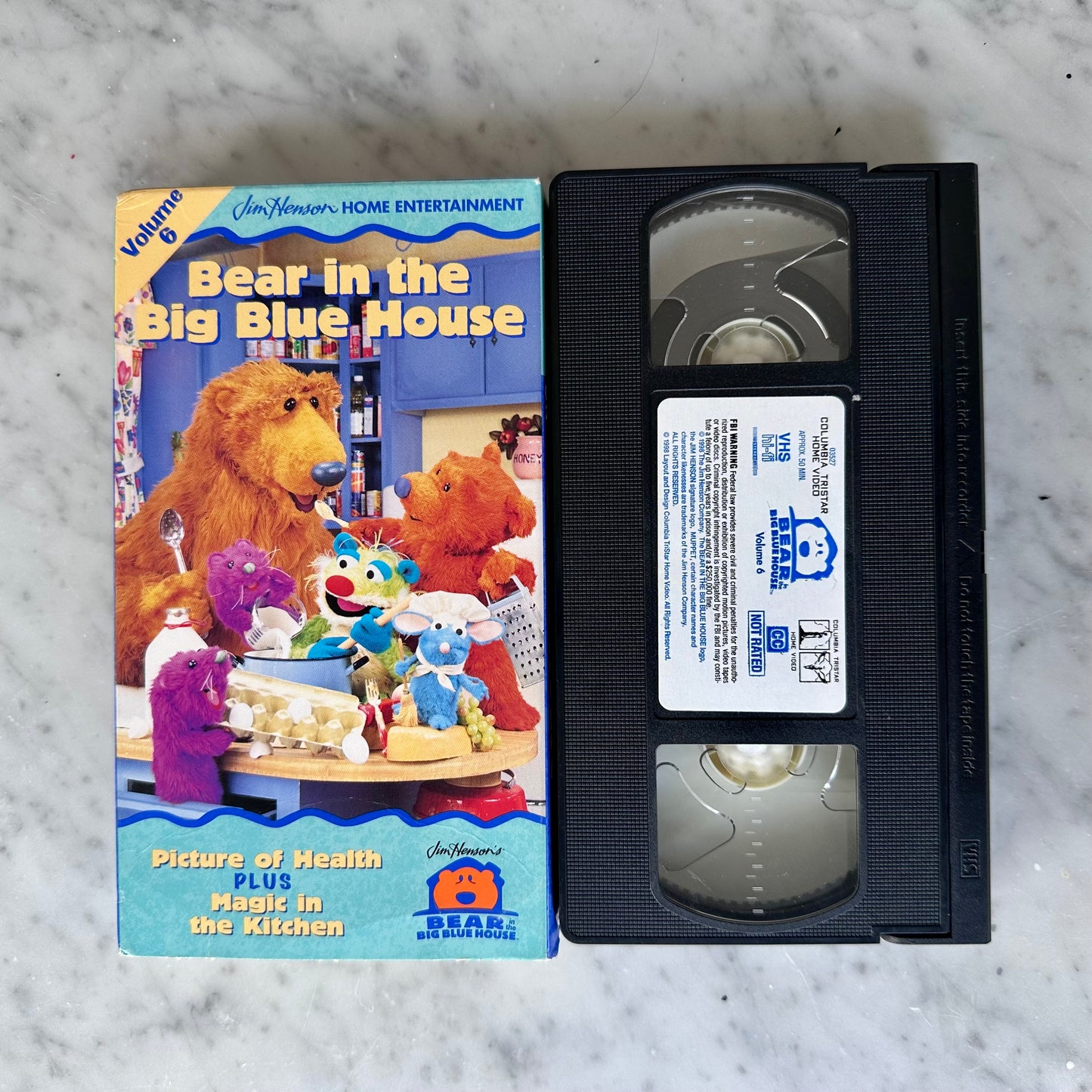 Bear In the Big Blue House “Picture of Health” VHS