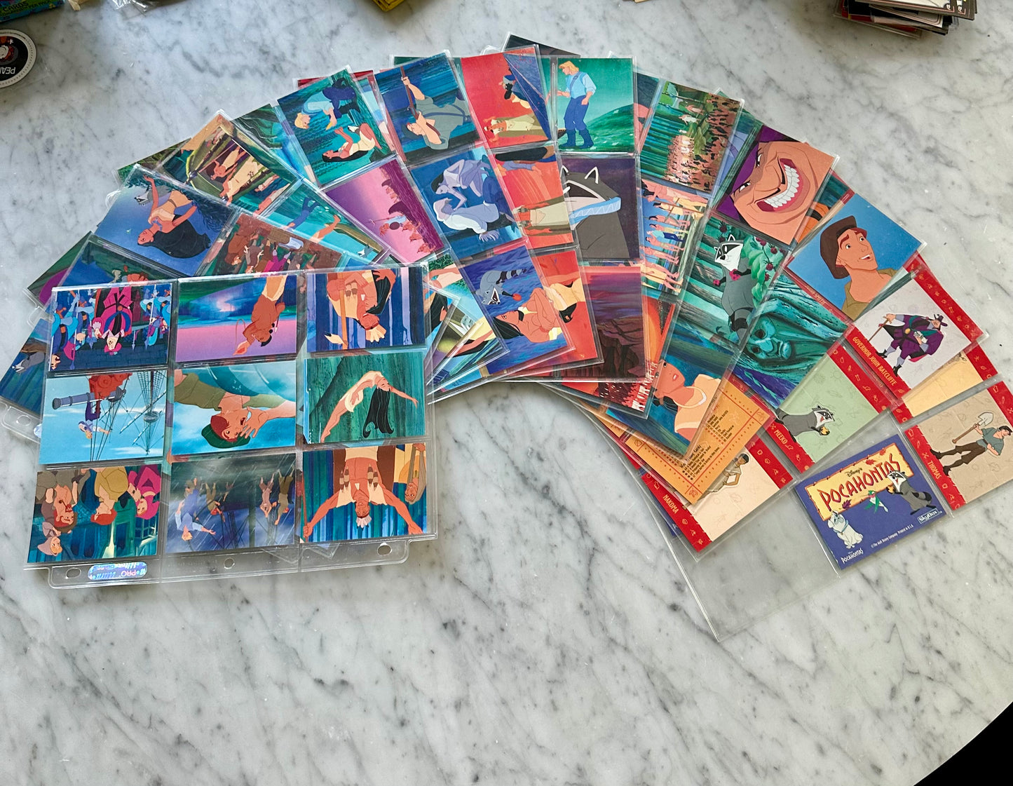 1995 Skybox Disney Pocahontas Trading Card Set of 105