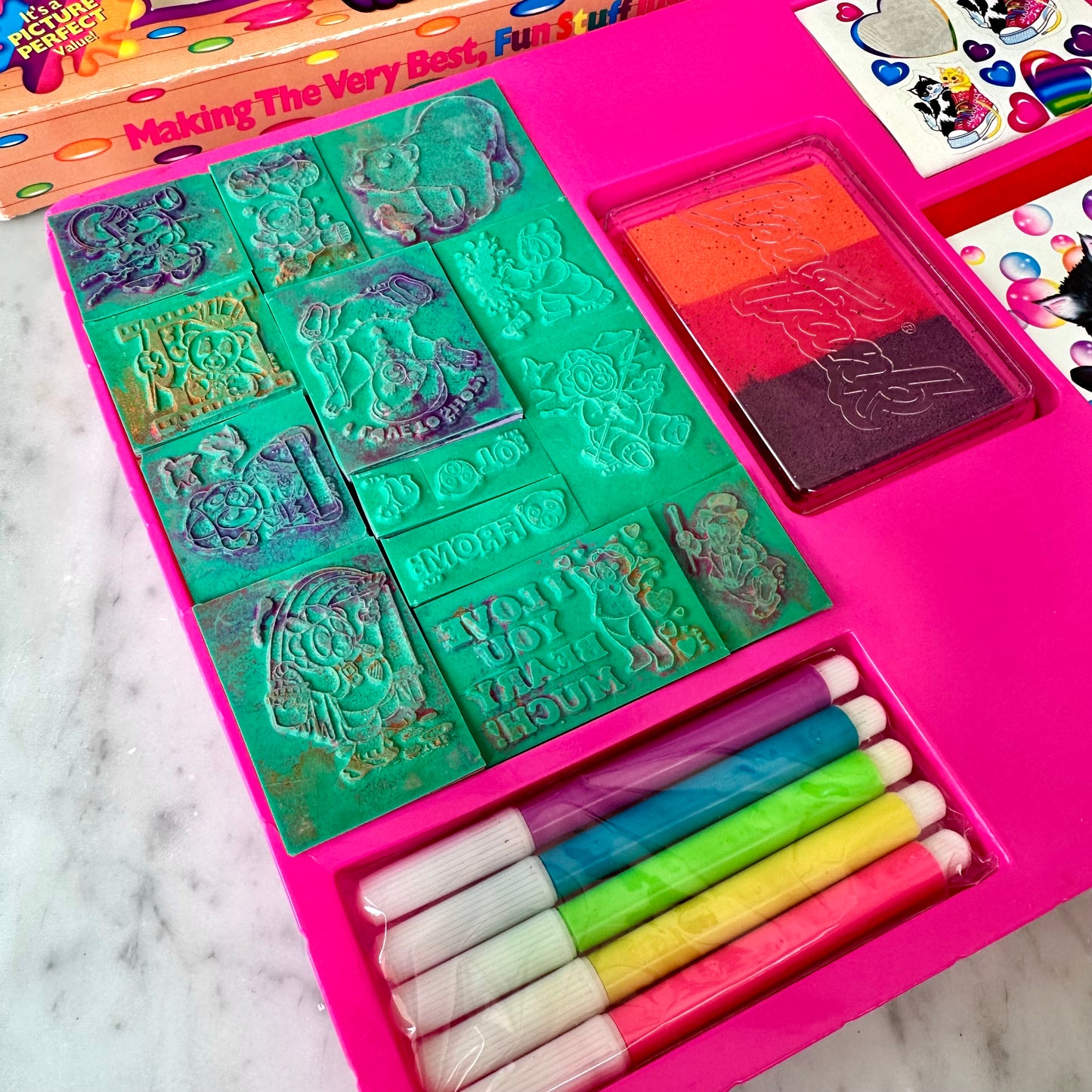 90’s Lisa Frank Stamp Studio Kit