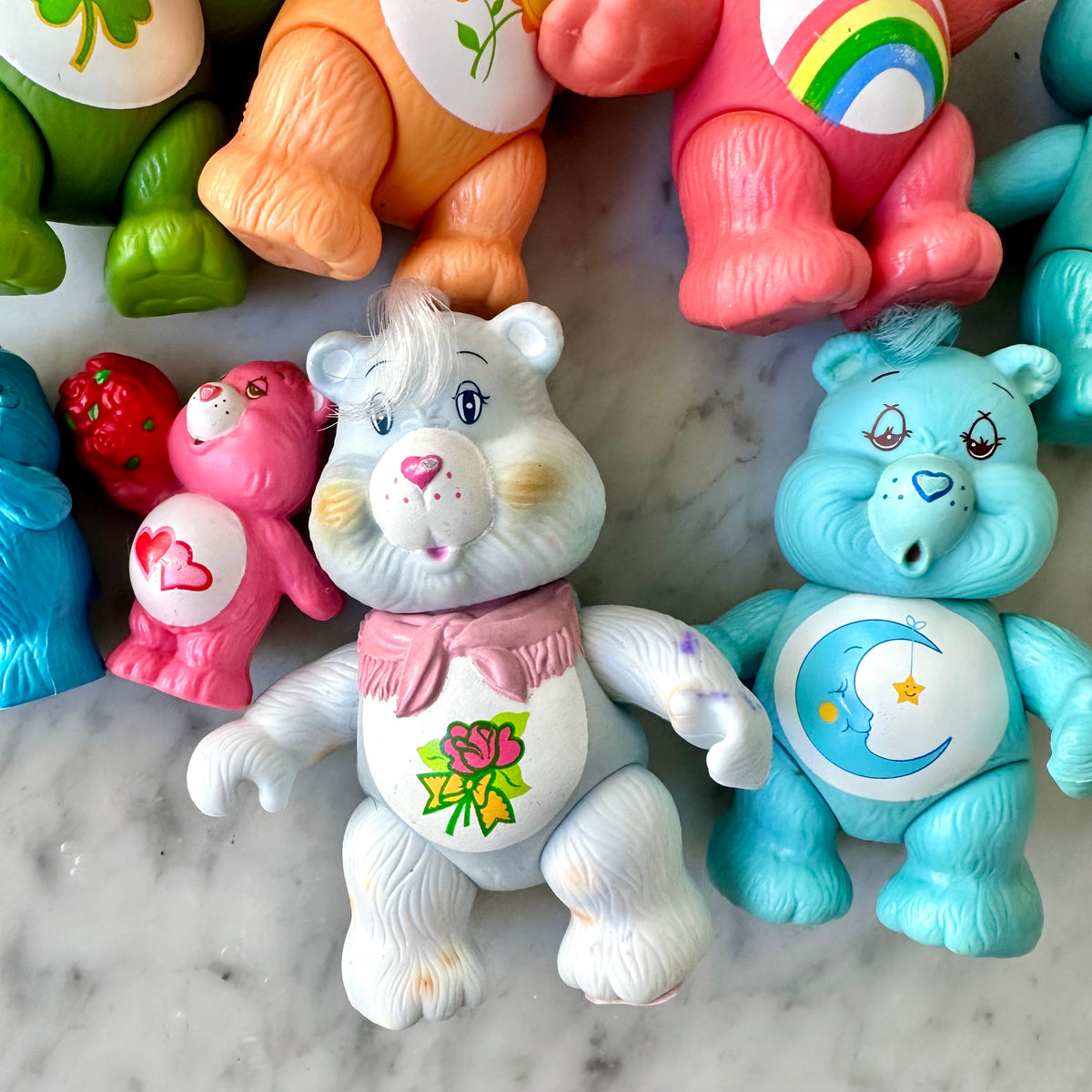 Vintage Care Bears Figure Lot