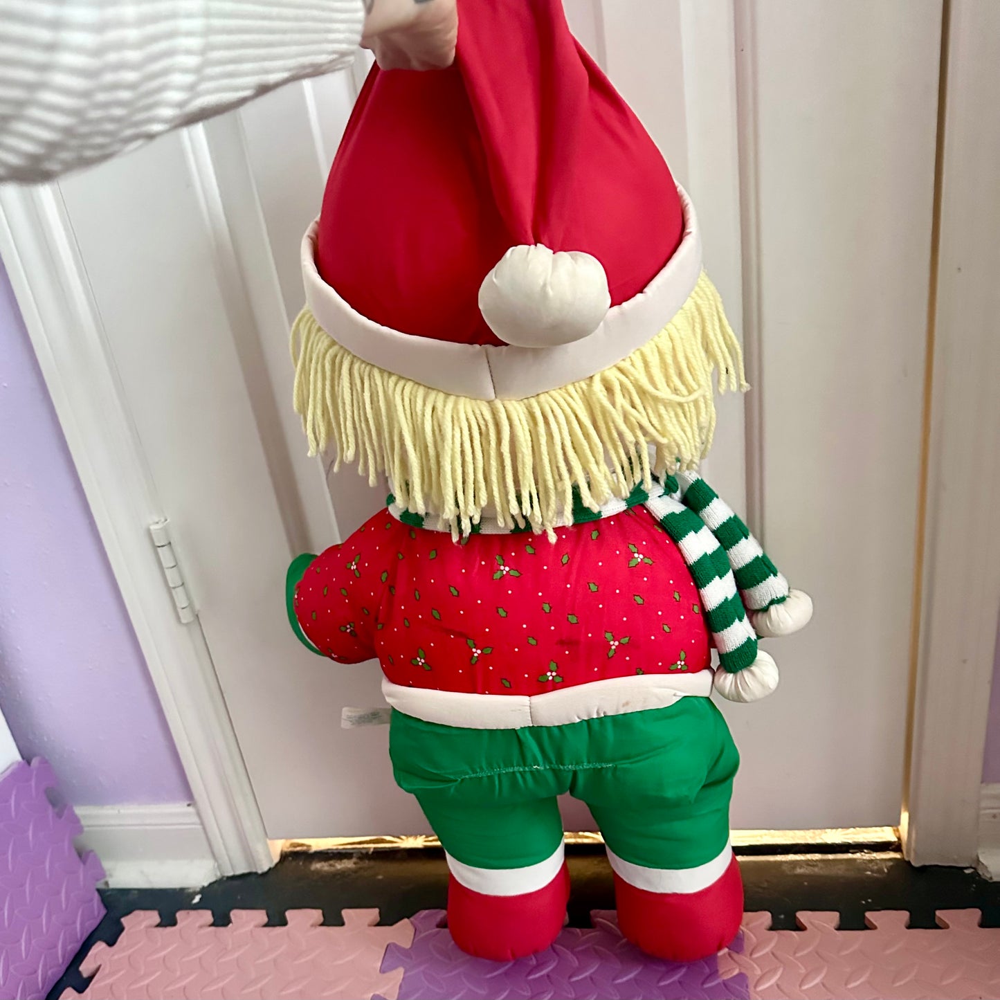 1987 Dolly Mine Christmas Plush Doll