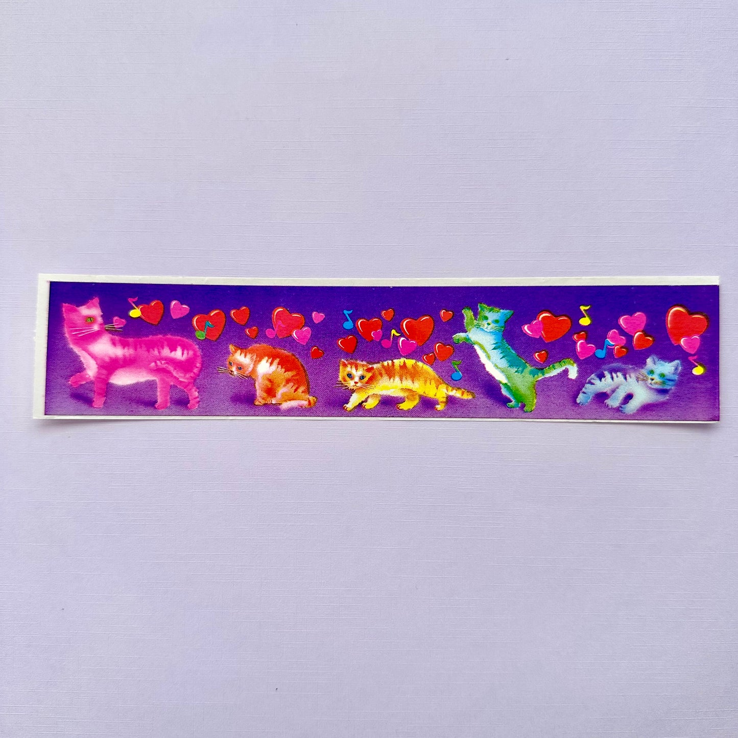 1982 Lisa Frank Colorful Kitty Stickers