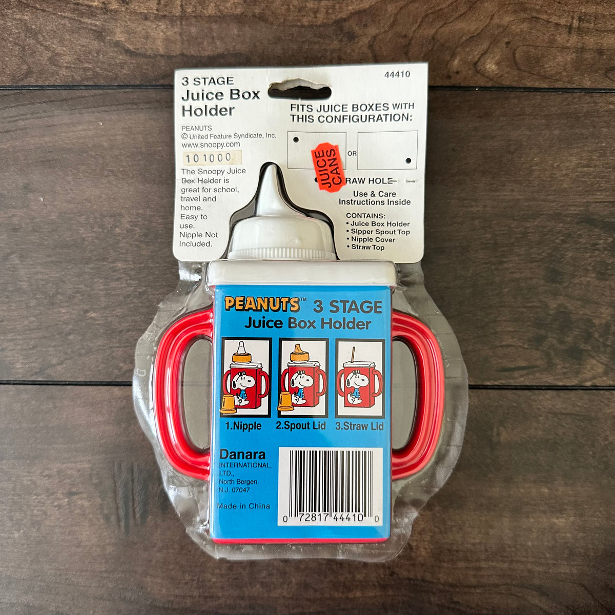 Vintage Snoopy Juice Box Holder