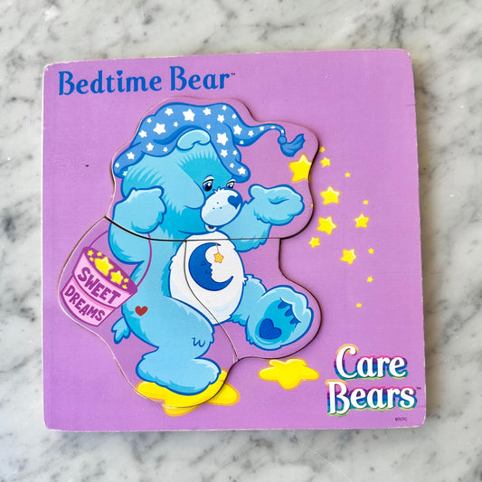 Vintage Care Bears “Bedtime Bear” Wooden Puzzle