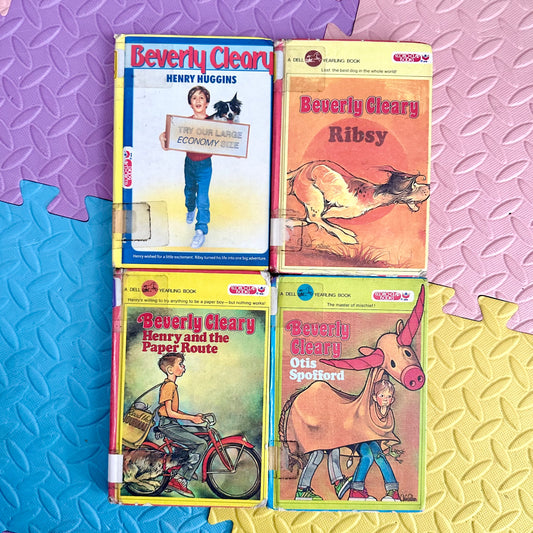 Vintage Beverly Cleary Library Book Lot