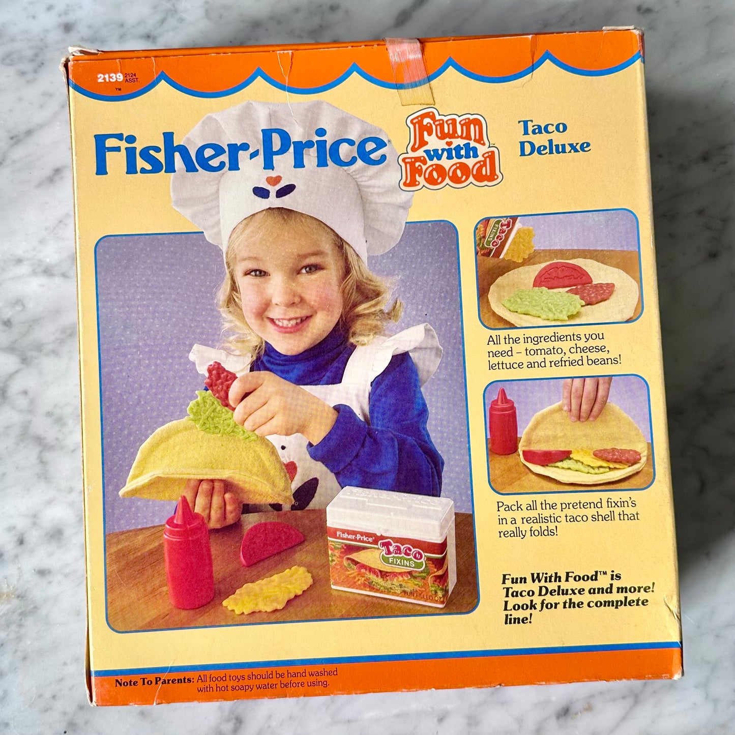 80’s Fisher Price Fun With Food “Taco Deluxe”