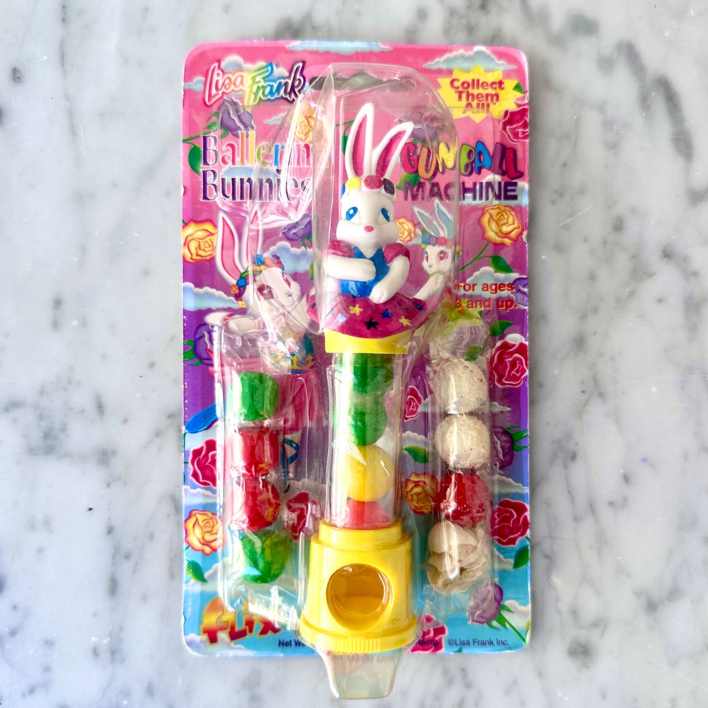90’s Lisa Frank “Ballerina Bunnies” Gumball Machine