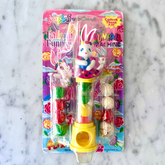 90’s Lisa Frank “Ballerina Bunnies” Gumball Machine