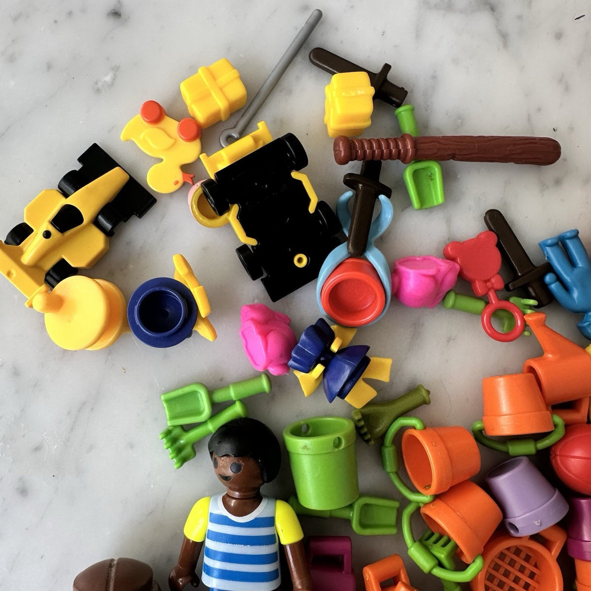 Vintage Playmobil Figures And Accessories Lot