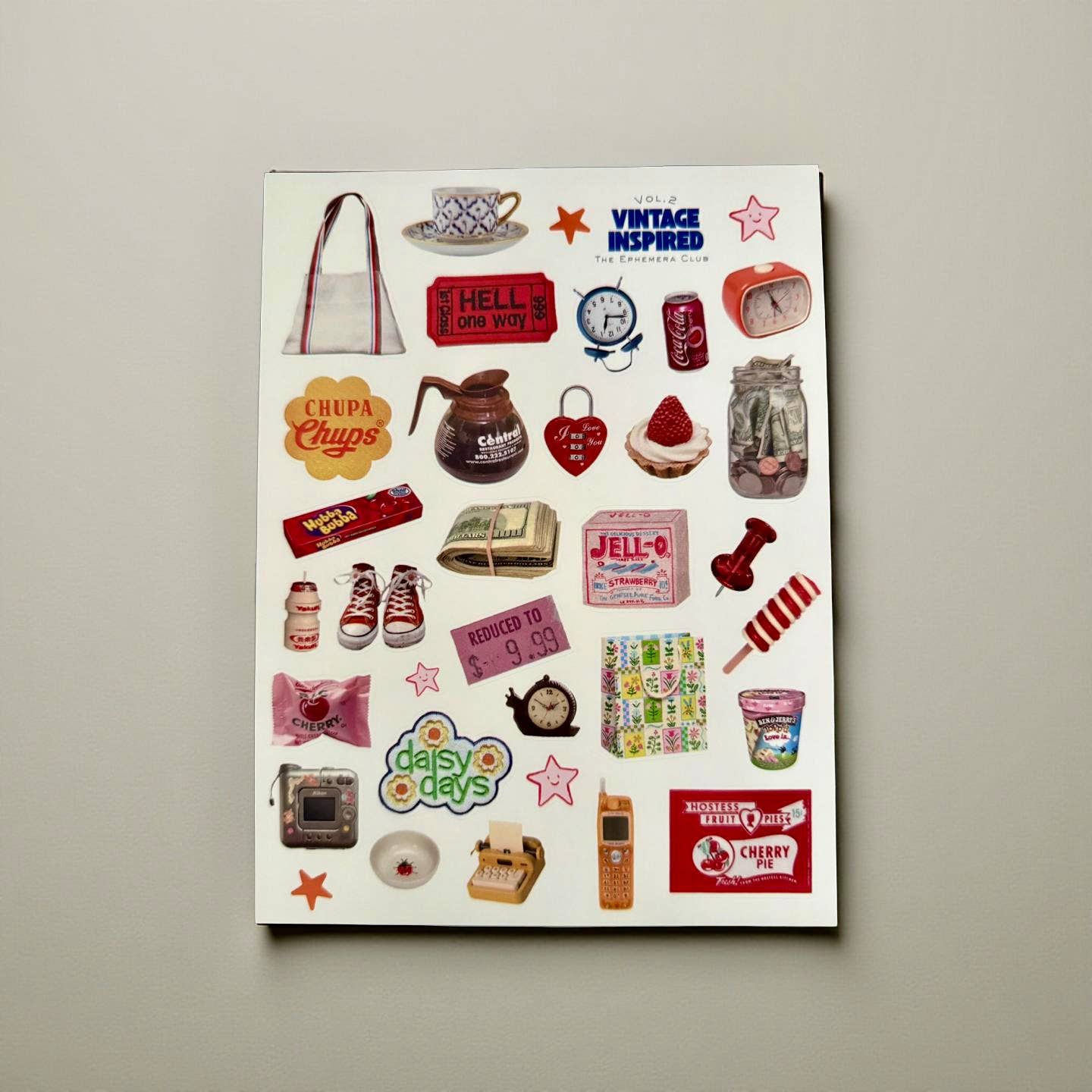Vintage Aesthetic Journaling & Crafts Stickers - Vol. 1 & 2