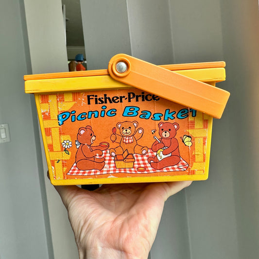 1974 Fisher Price Picnic Basket